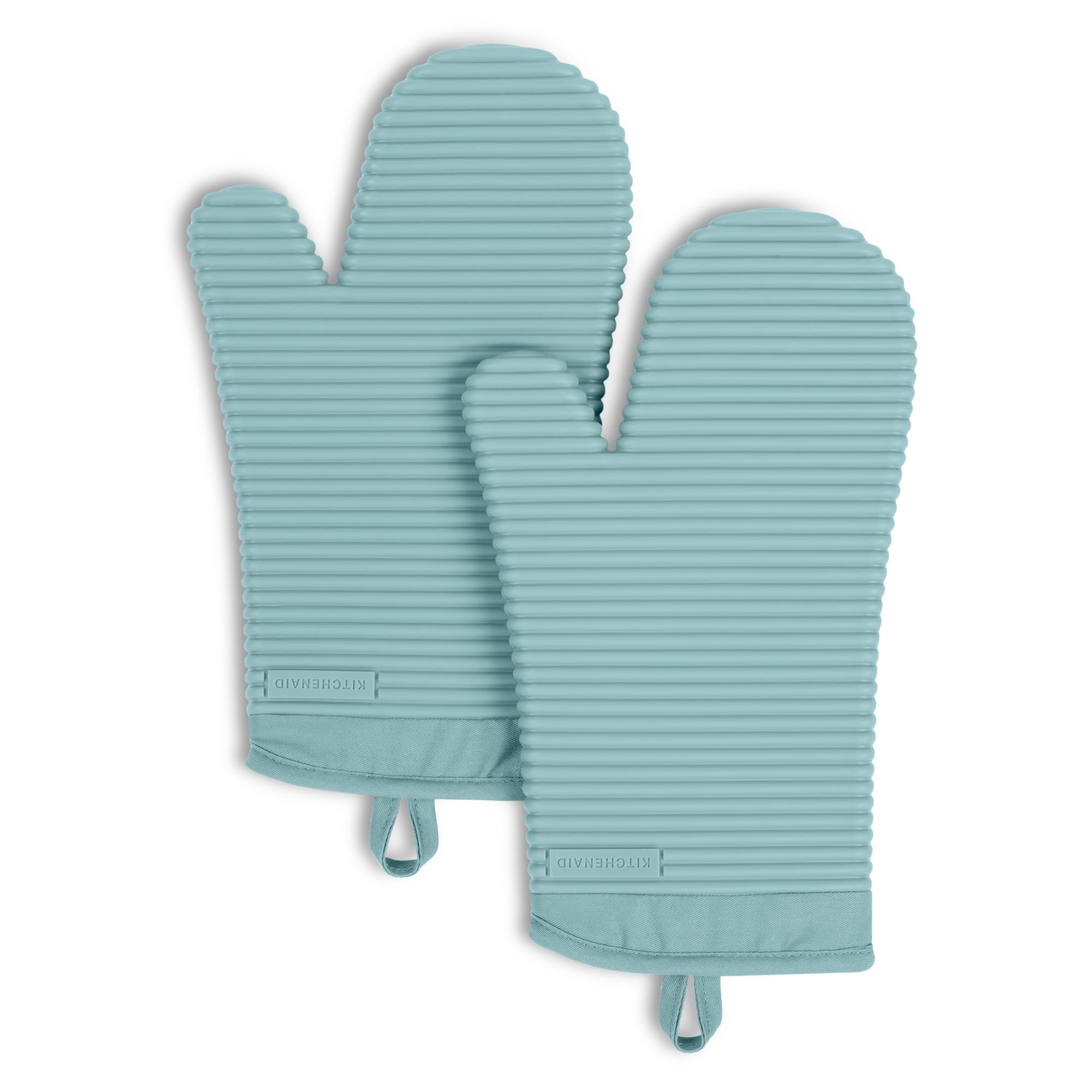 KitchenAid Ribbed Soft Silicone Oven Mitt 2-Pack — funny and quirky gift