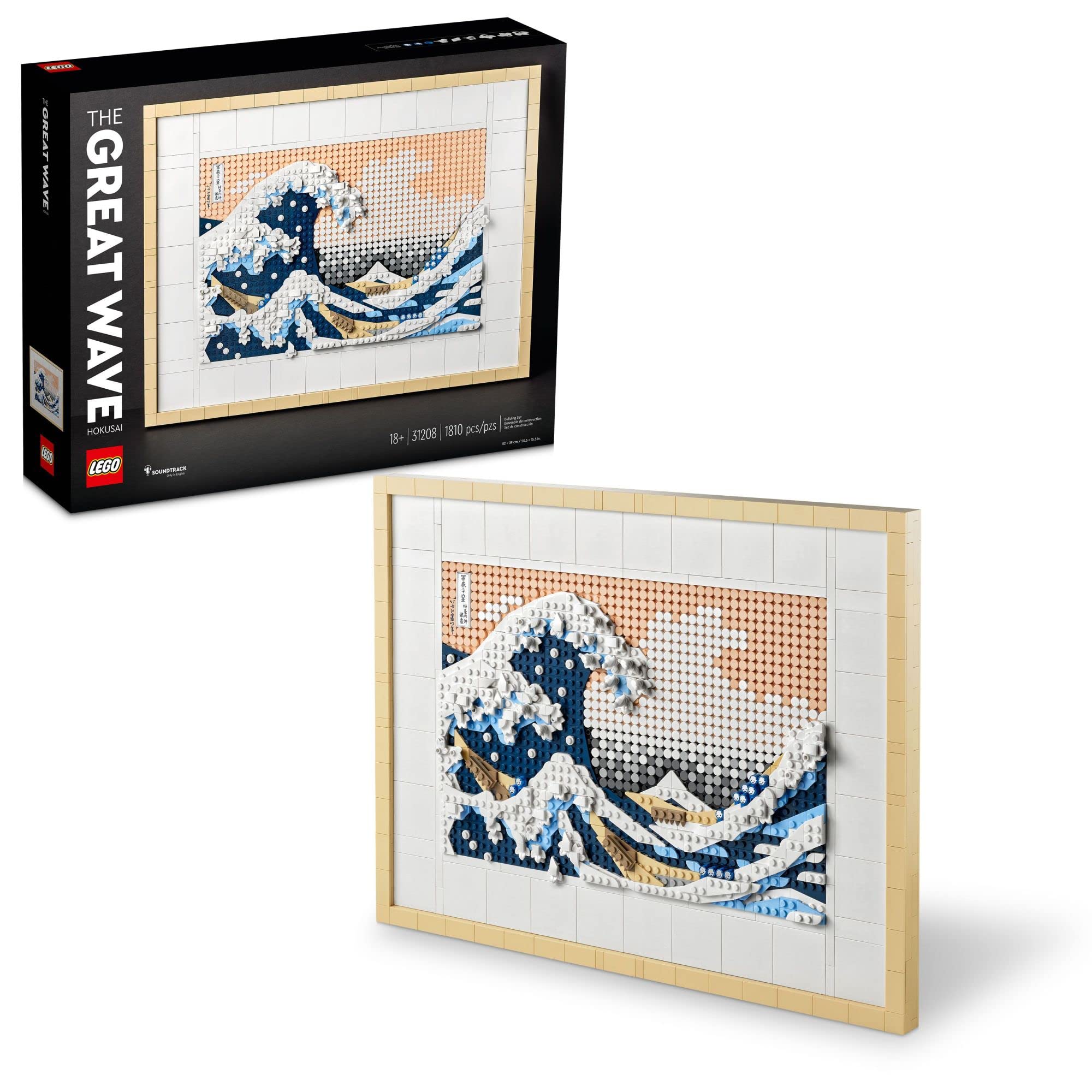 LEGO Art Hokusai — The Great Wave — funny gift