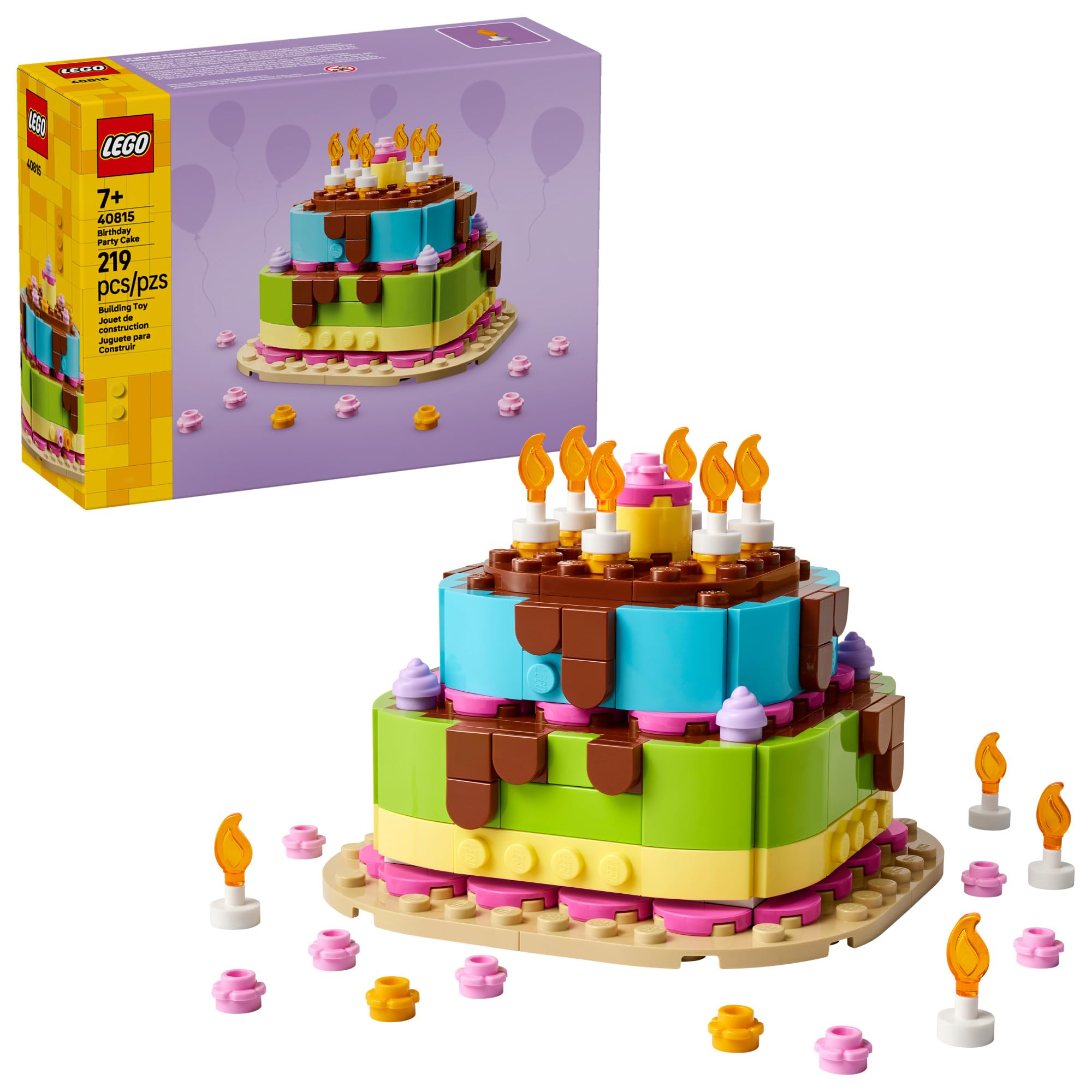 LEGO Birthday Party Cake — original gift idea