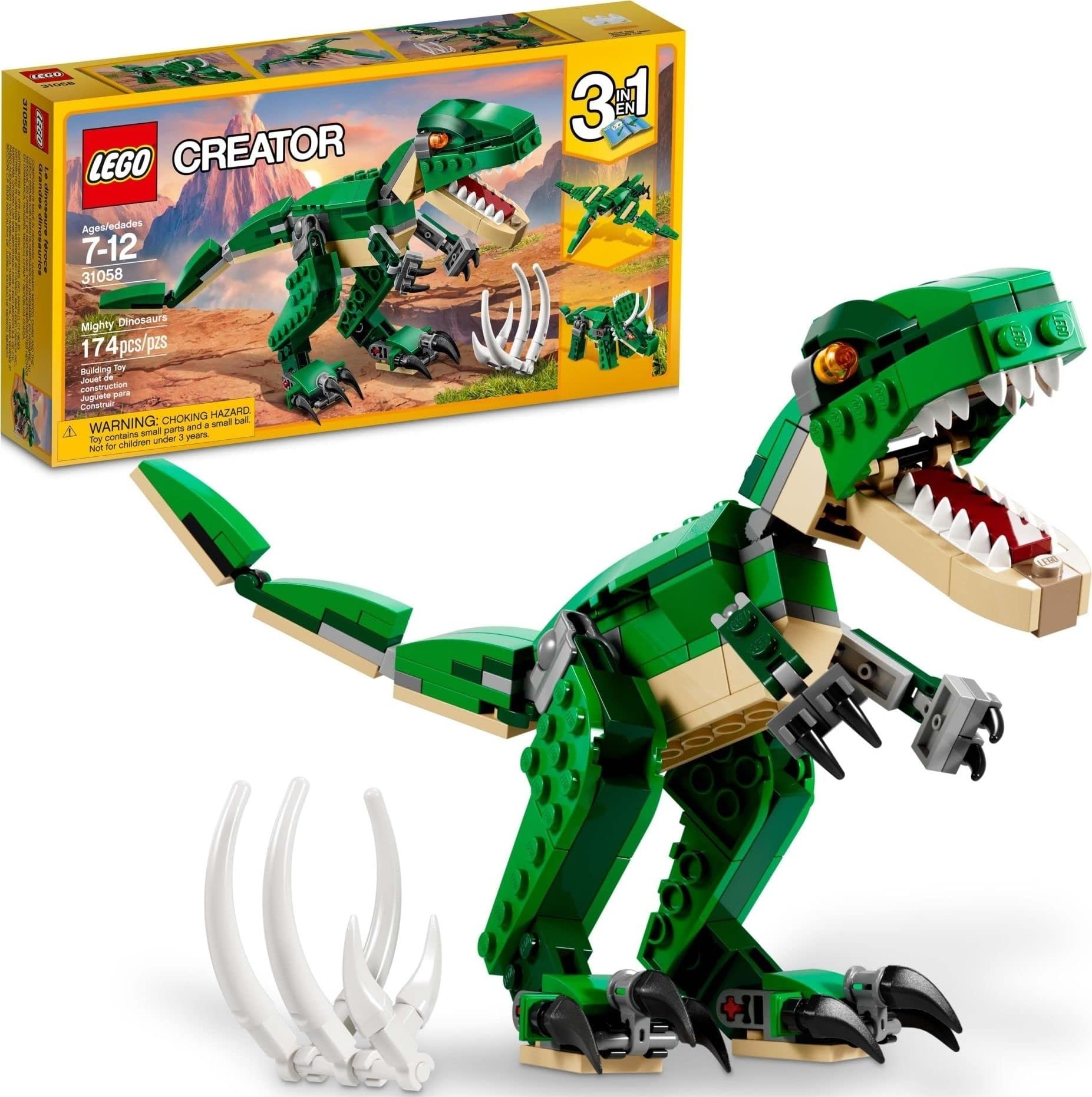 LEGO Creator 3-in-1 Mighty Dinosaur — funny gift
