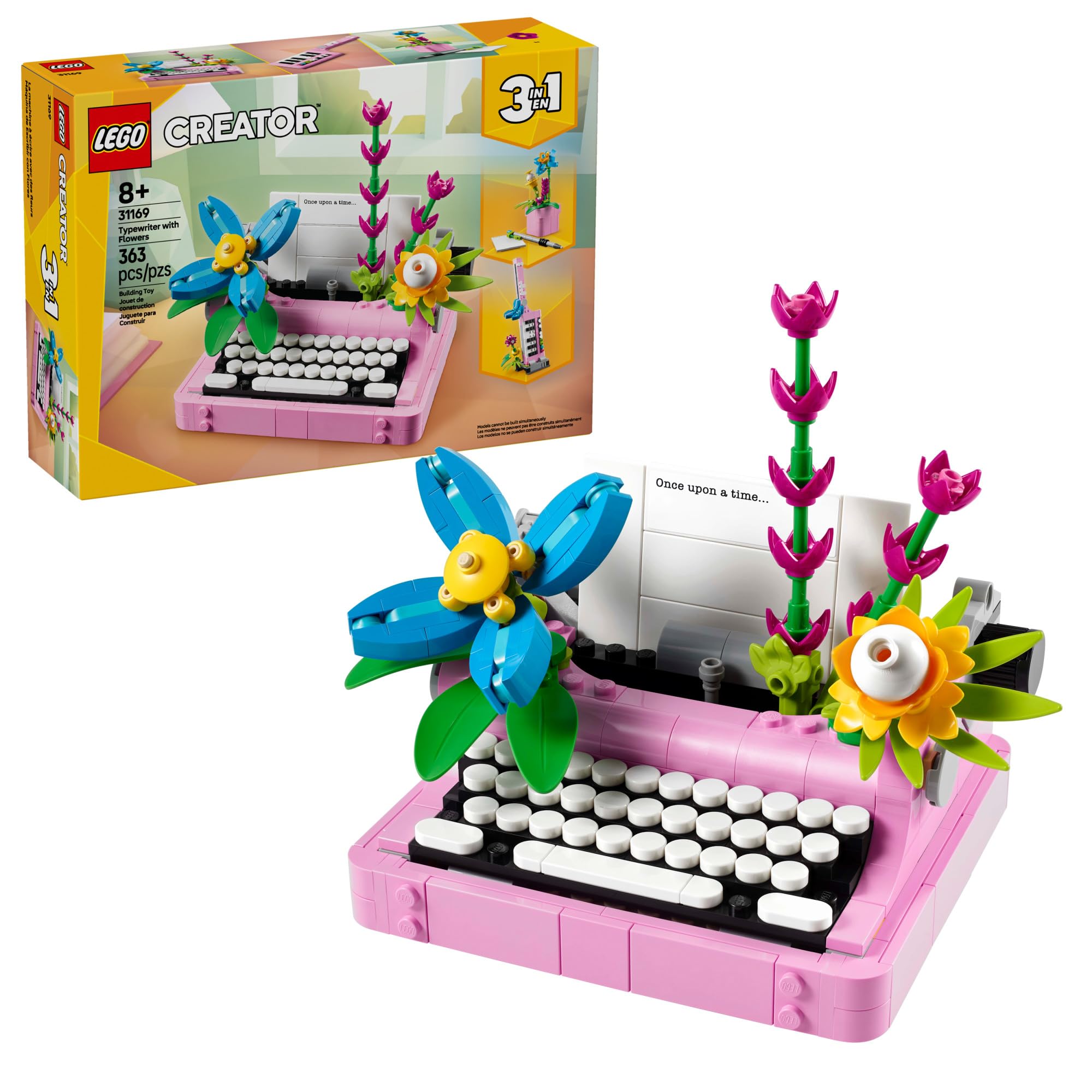 LEGO Creator 3-in-1 Typewriter with Flowers — funny and quirky gift