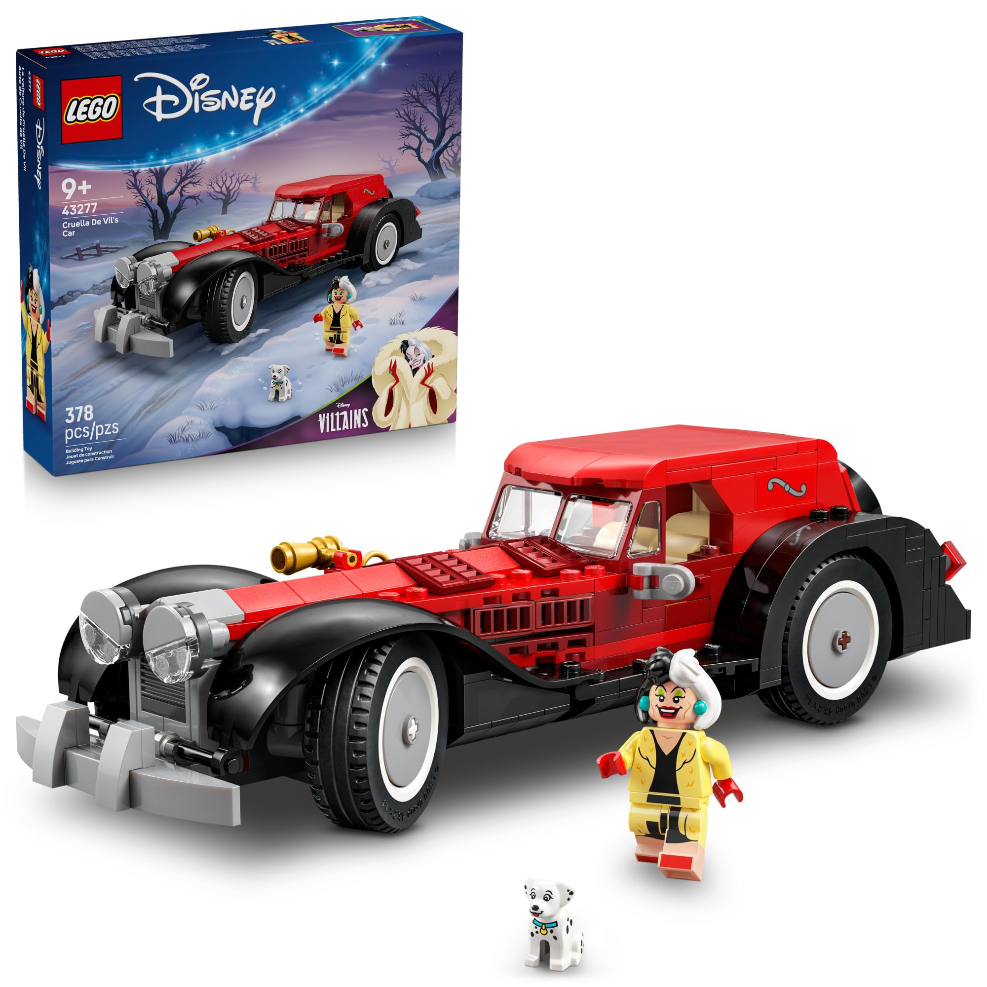 LEGO Disney Cruella De Vil's Car Building Toy (101 Dalmatians) — funny gift