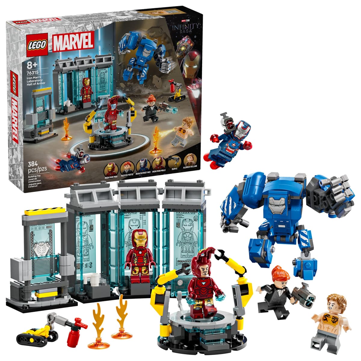 LEGO Marvel Iron Man's Laboratory: Hall of Armor 76315 — gift idea