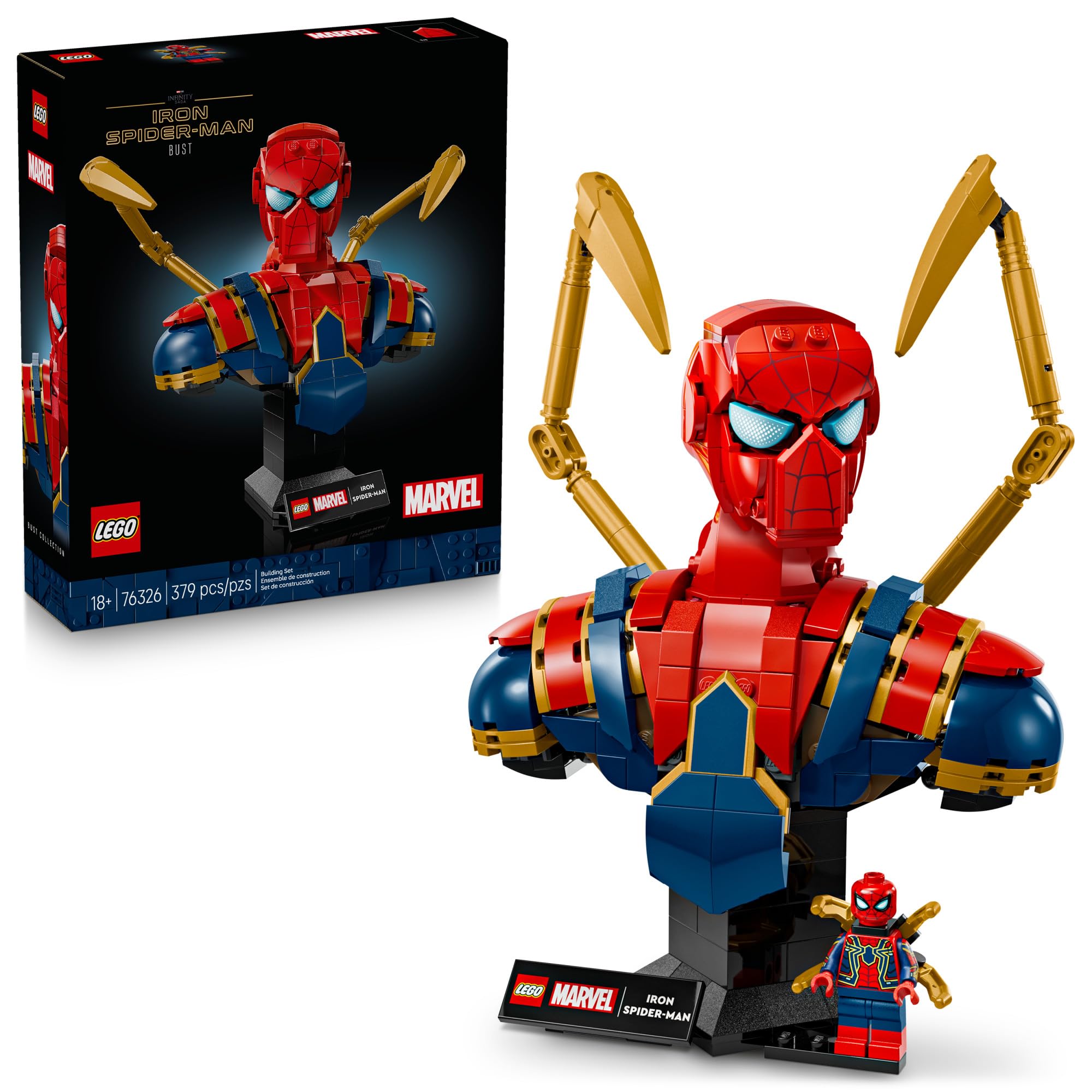 LEGO Marvel Iron Spider-Man Bust — original gift idea