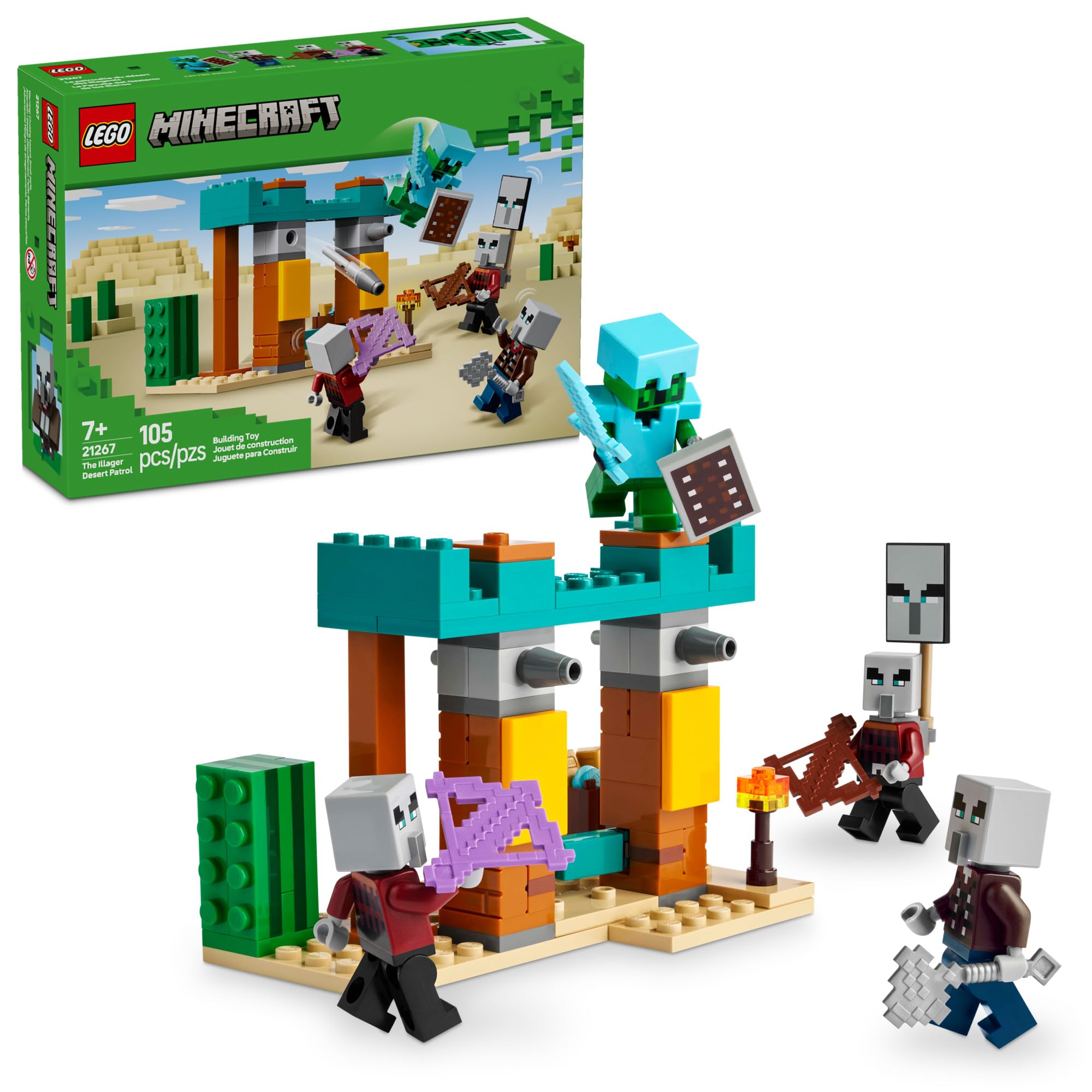 LEGO Minecraft The Illager Desert Patrol 21267 — gift idea