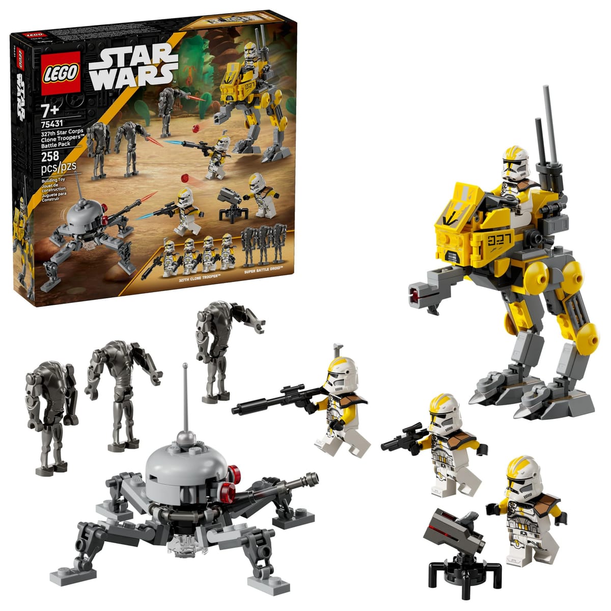 LEGO Star Wars 327th Star Corps Clone Troopers Battle Pack 75431 — gift idea