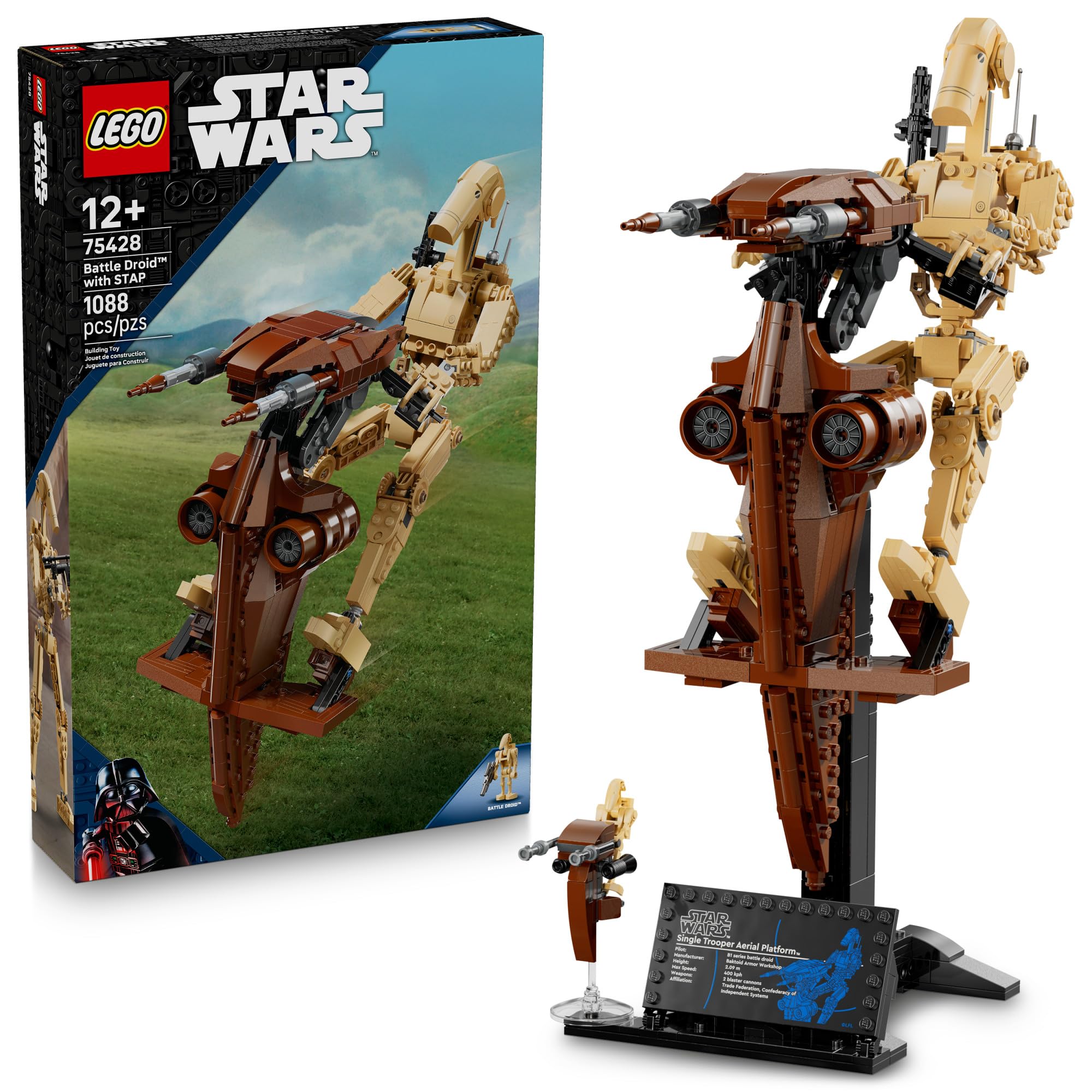 LEGO Star Wars: The Phantom Menace Battle Droid with STAP — funny and quirky gift