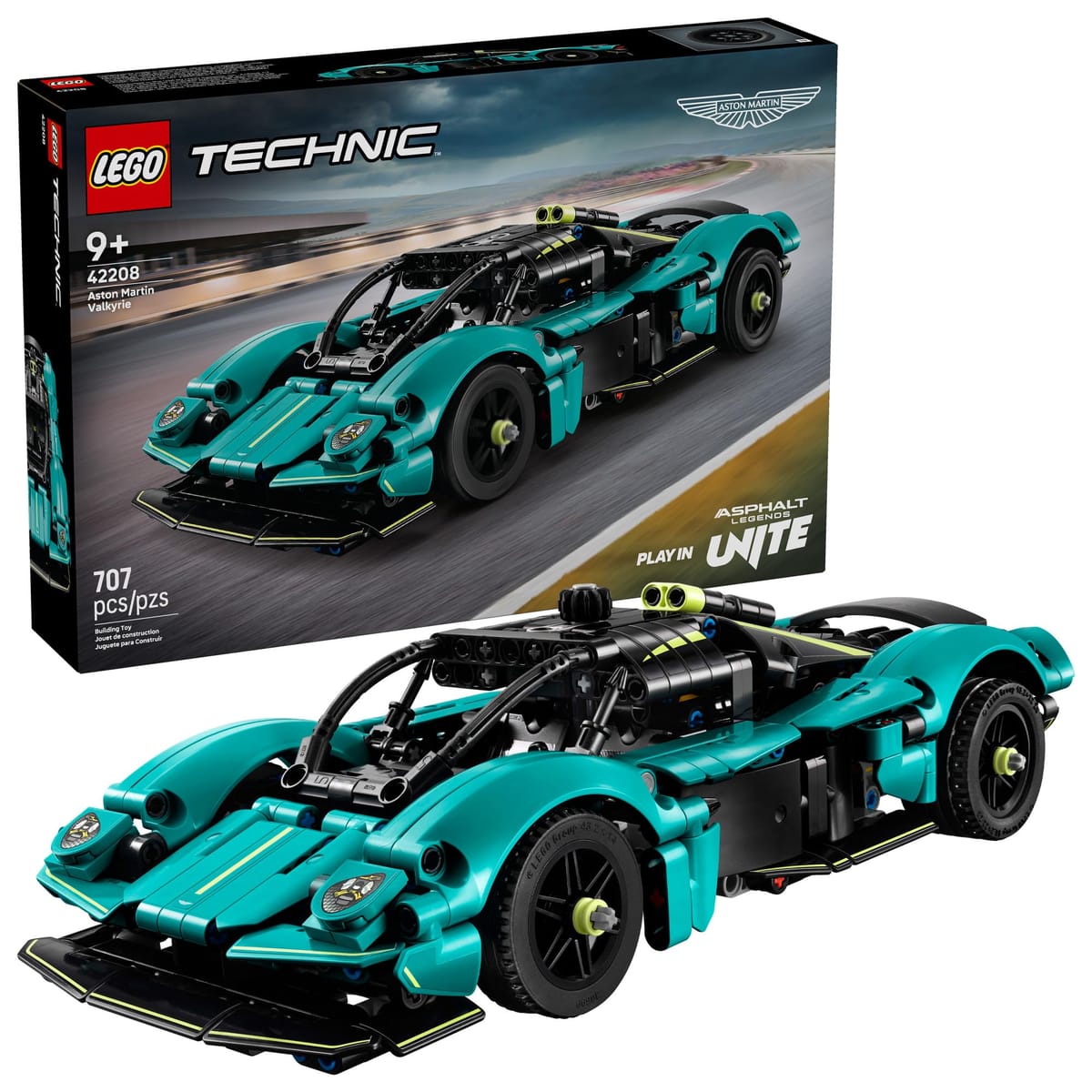 LEGO Technic Aston Martin Valkyrie Model Car Building Set — gift idea