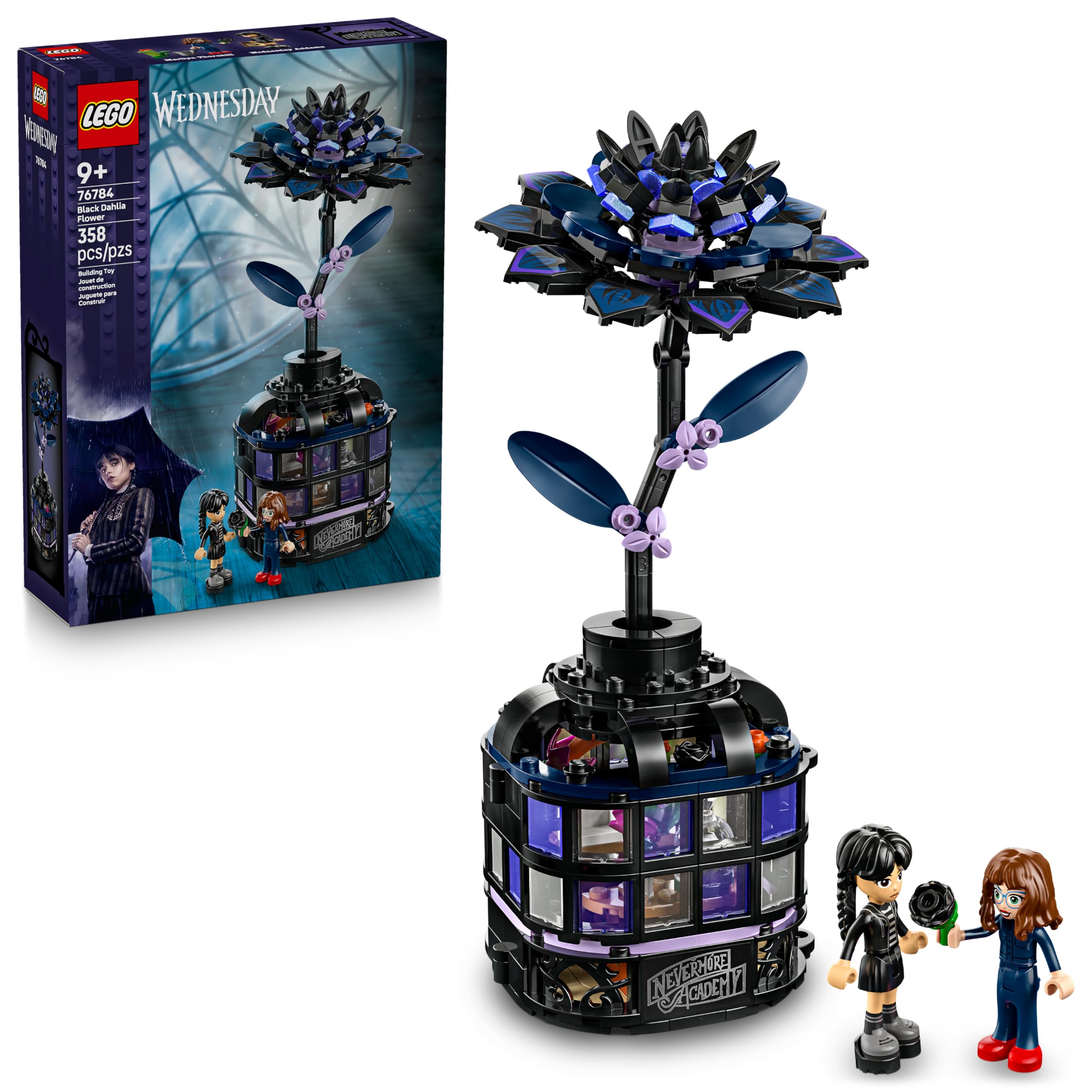 LEGO Wednesday Black Dahlia Flower (76784) — gift idea