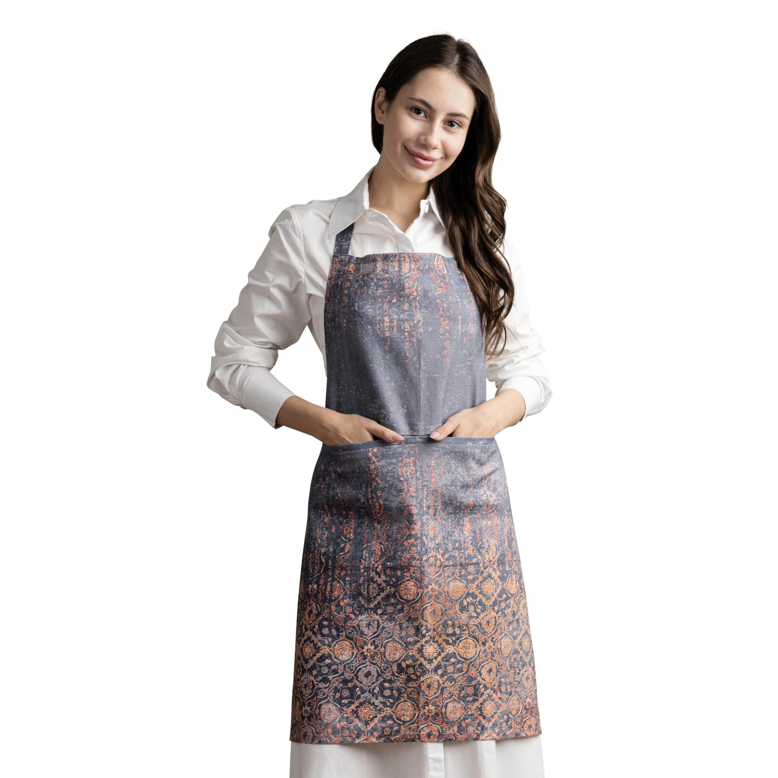 Maison d'Hermine 100% Cotton Apron for Women with Pocket — funny and quirky gift