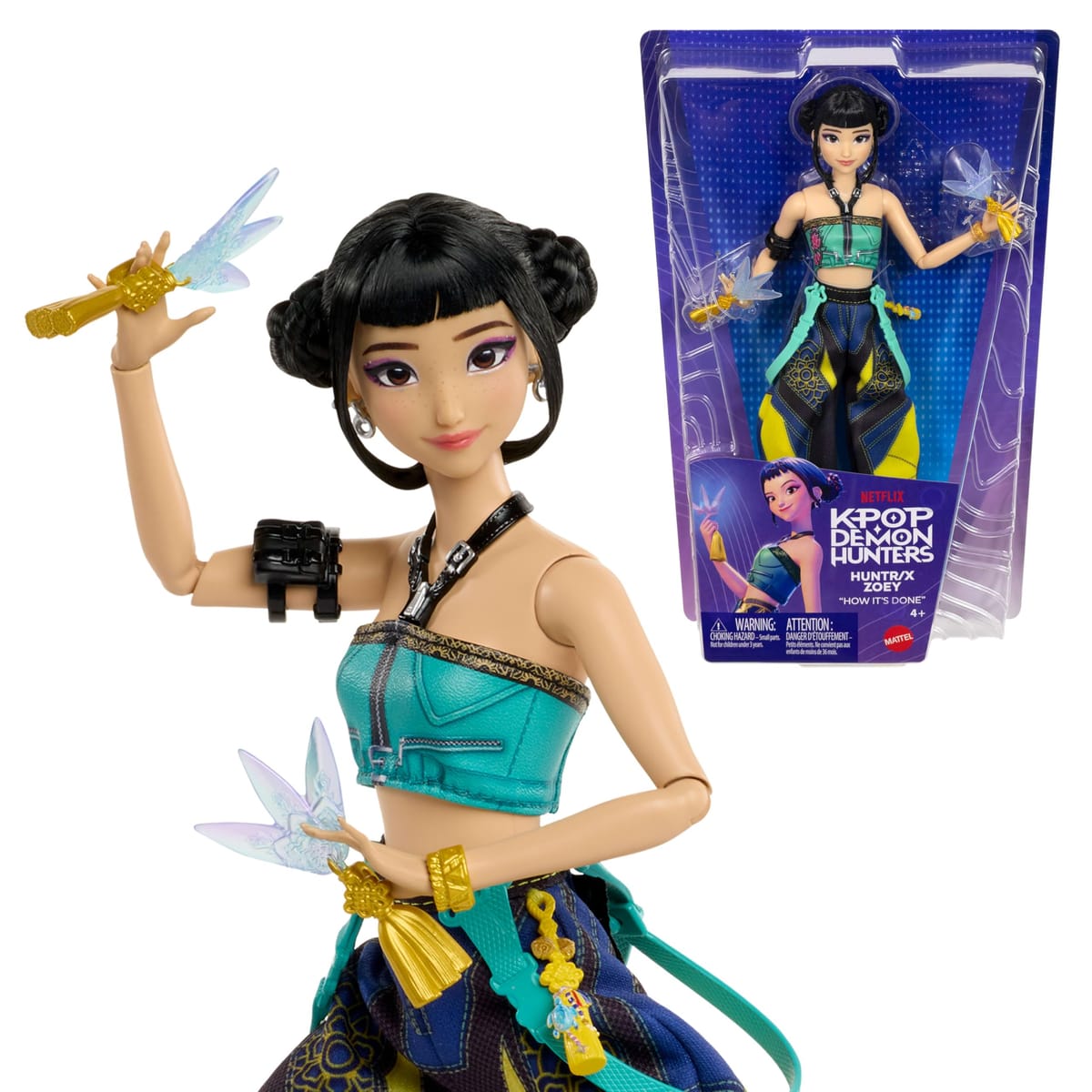 Mattel KPop Demon Hunters HUNTR/X Zoey Fashion Doll — gift idea