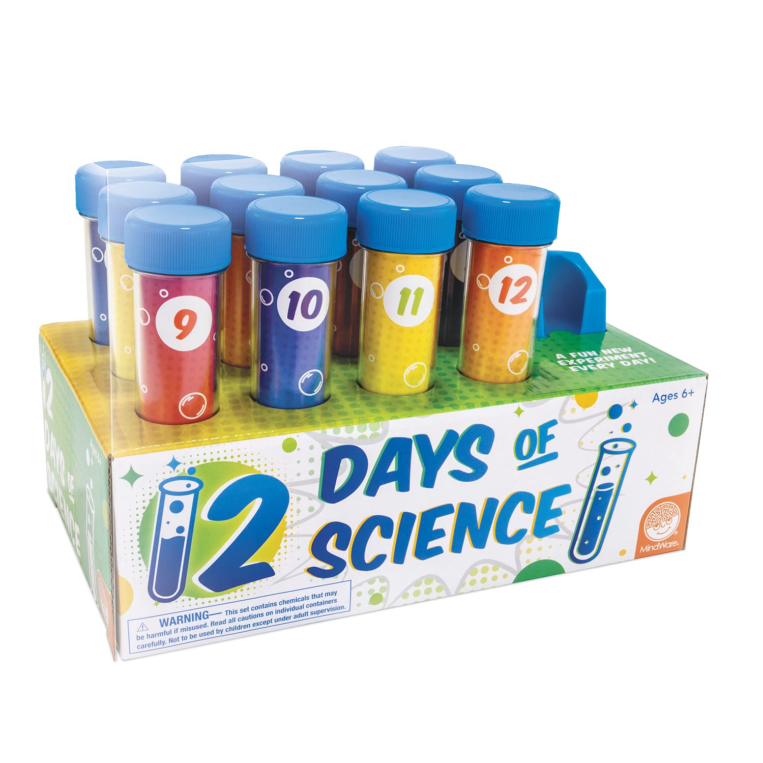 MindWare 12 Days of Science Advent Calendar, 12 Test-Tube Experiments