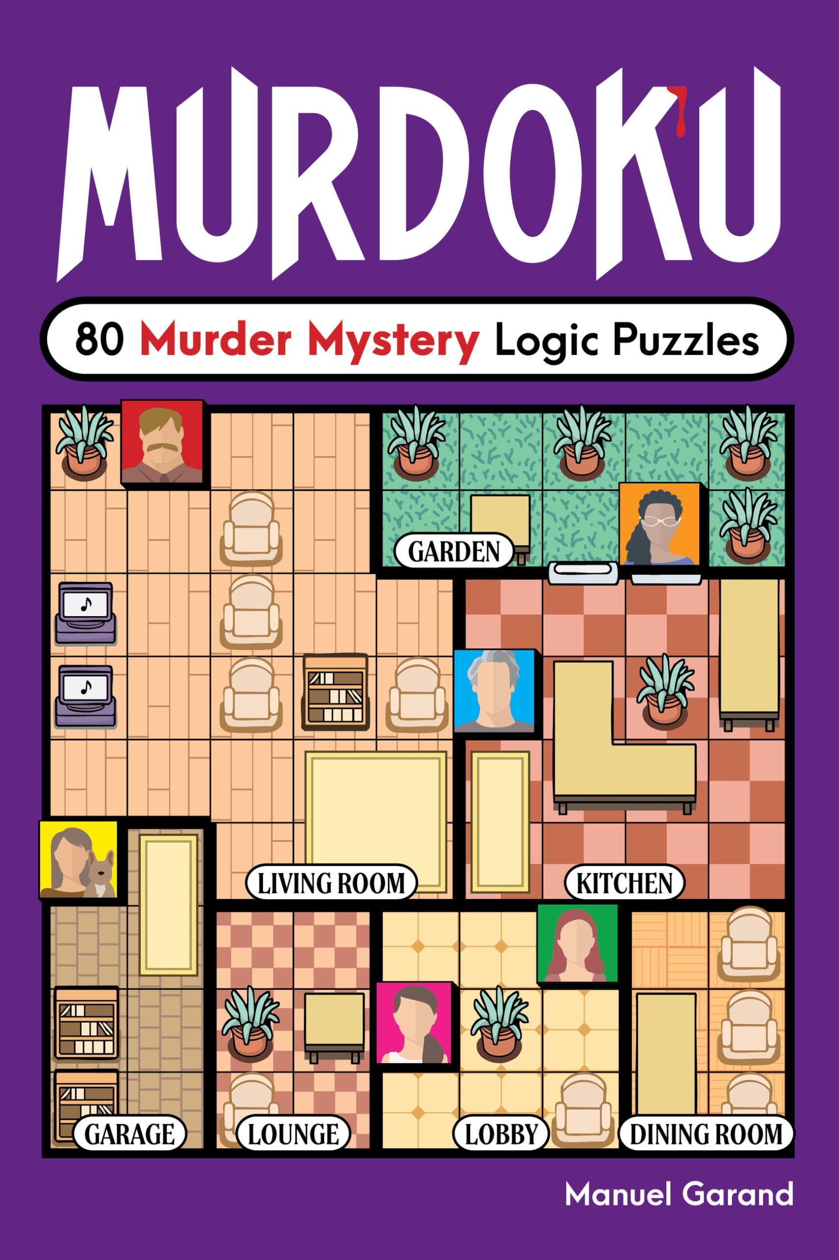 Murdoku: 80 Murder Mystery Logic Puzzles — original gift idea