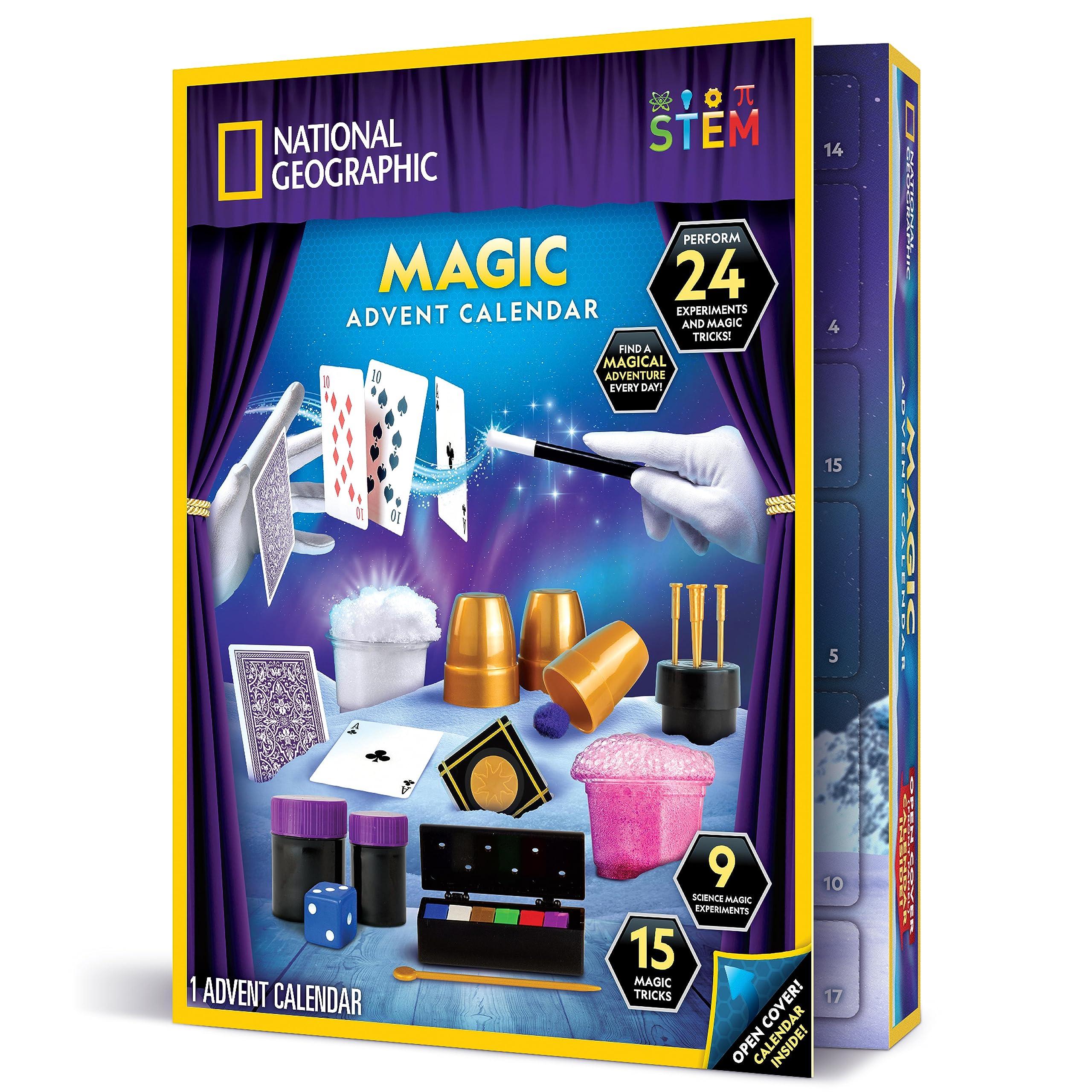 National Geographic 2026 Magic Advent Calendar with 24 Days of Tricks — funny gift