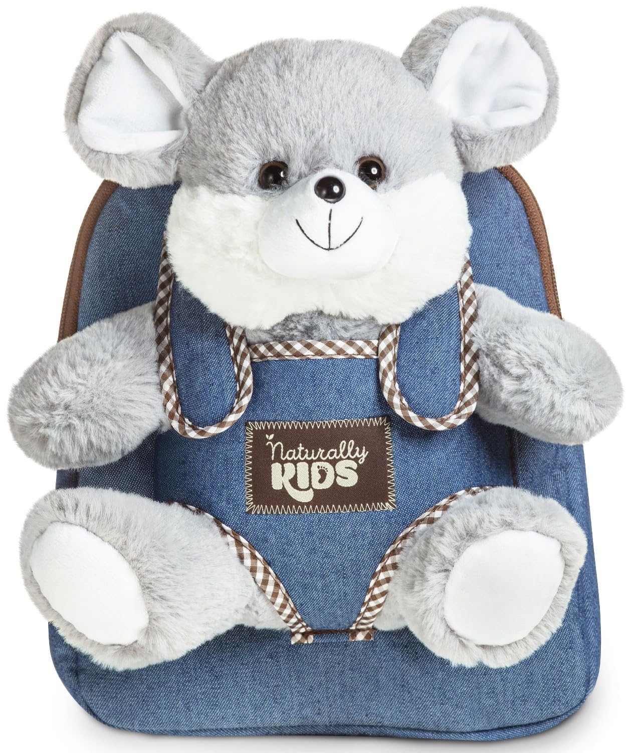 Naturally KIDS Mouse Backpack with Plush — gift idea
