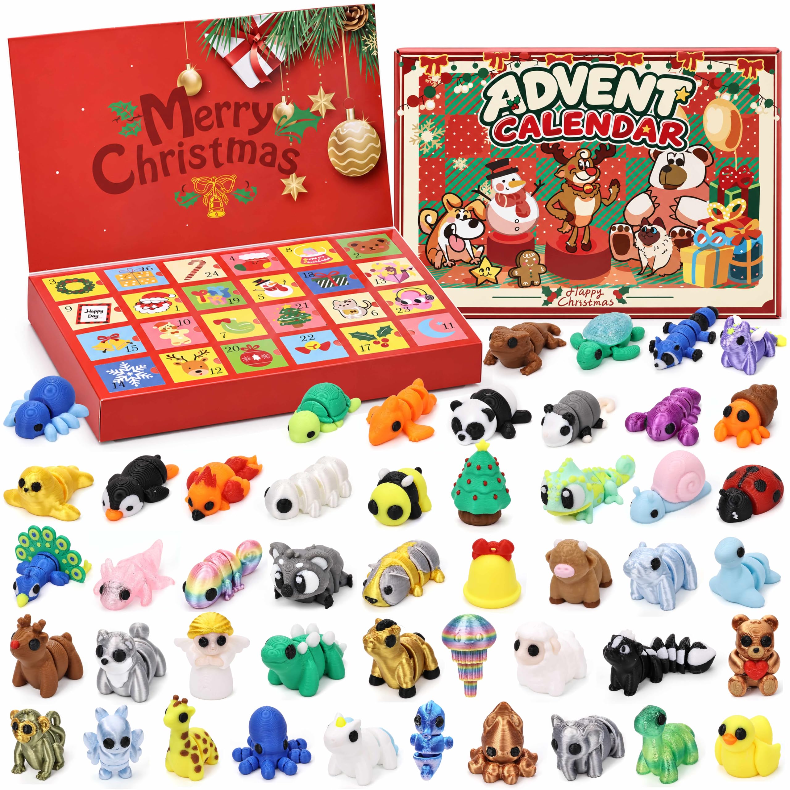 NEXT STOP M 2026 Advent Calendar, 48 Articulated 3D-Printed Animals