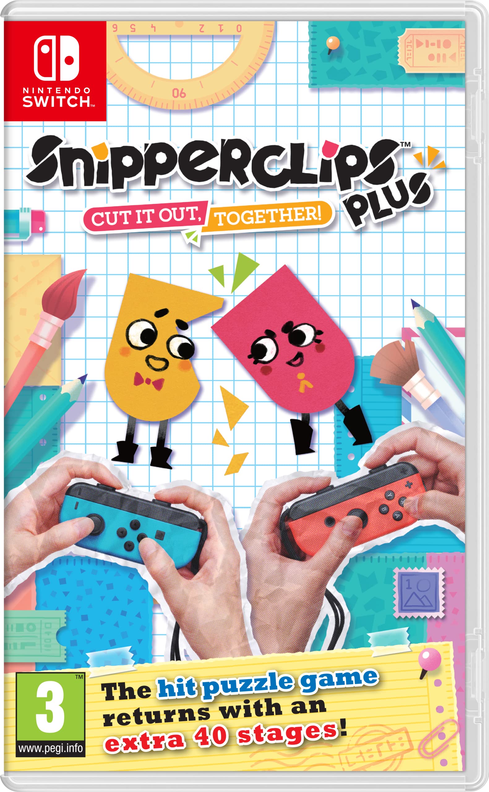 Snipper Clips Plus: Cut It Out Together (Switch) — gift idea