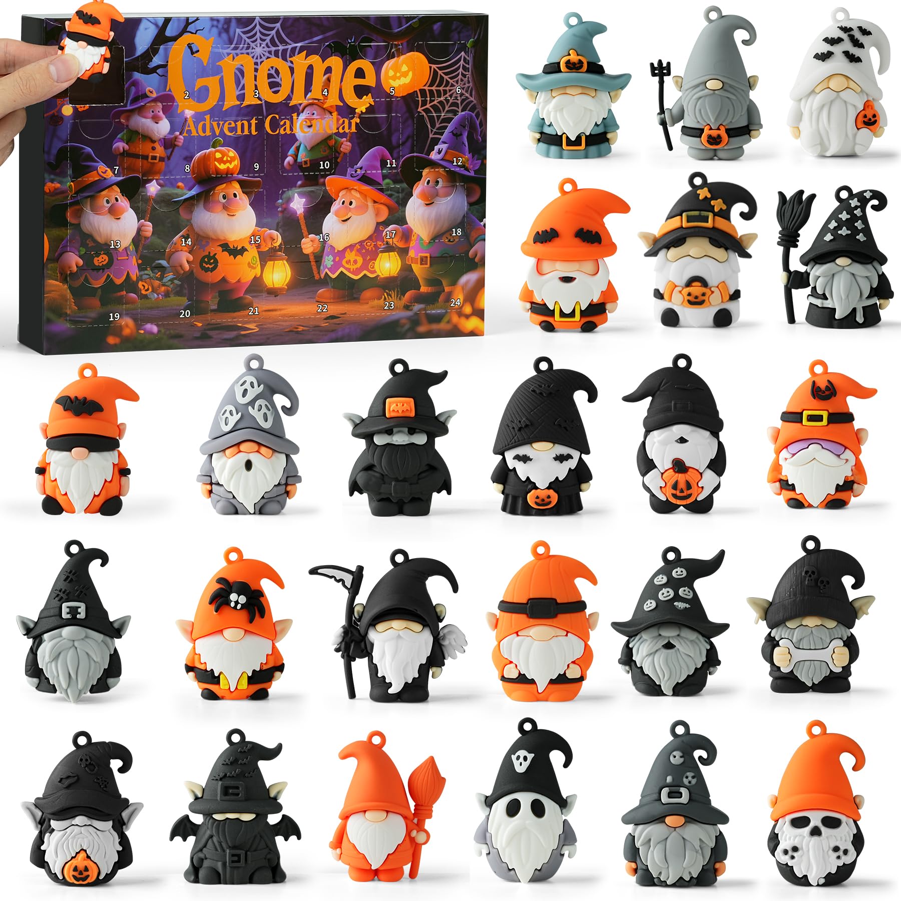 OFRYH Gnome Advent Calendar with 24 Figures — gift idea