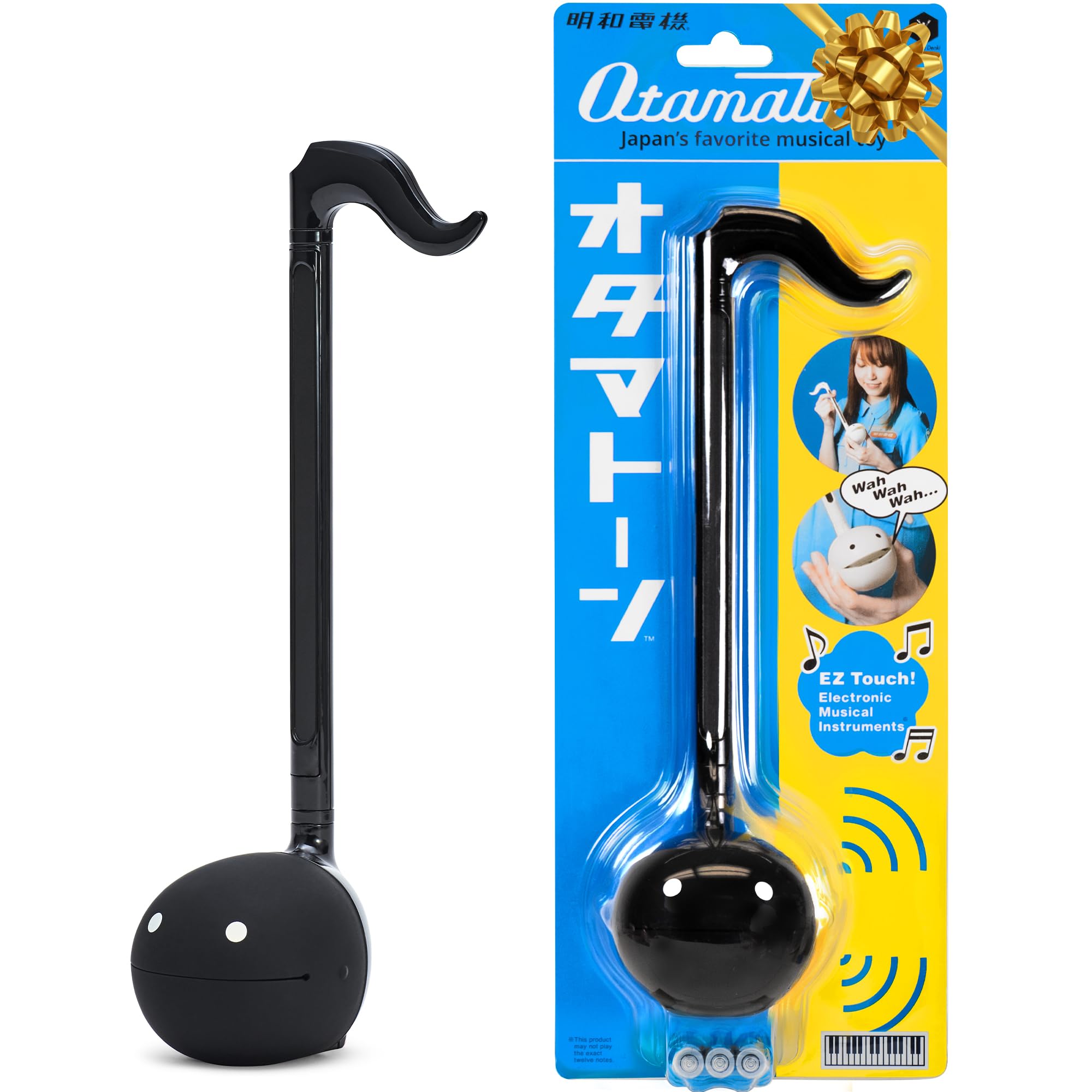 Otamatone Japanese Electronic Synthesizer Musical Instrument Toy - Black — funny and quirky gift