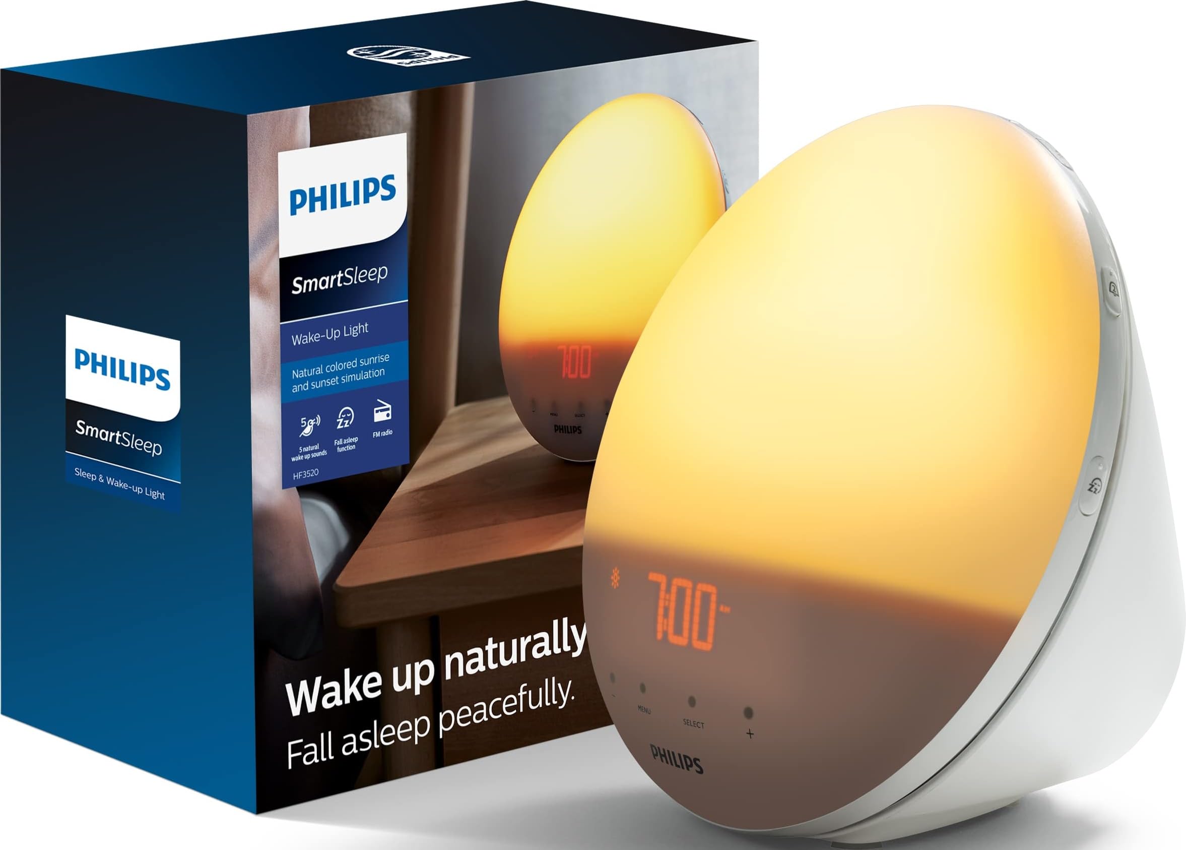 Philips SmartSleep Wake-up Light HF3520 — funny and quirky gift