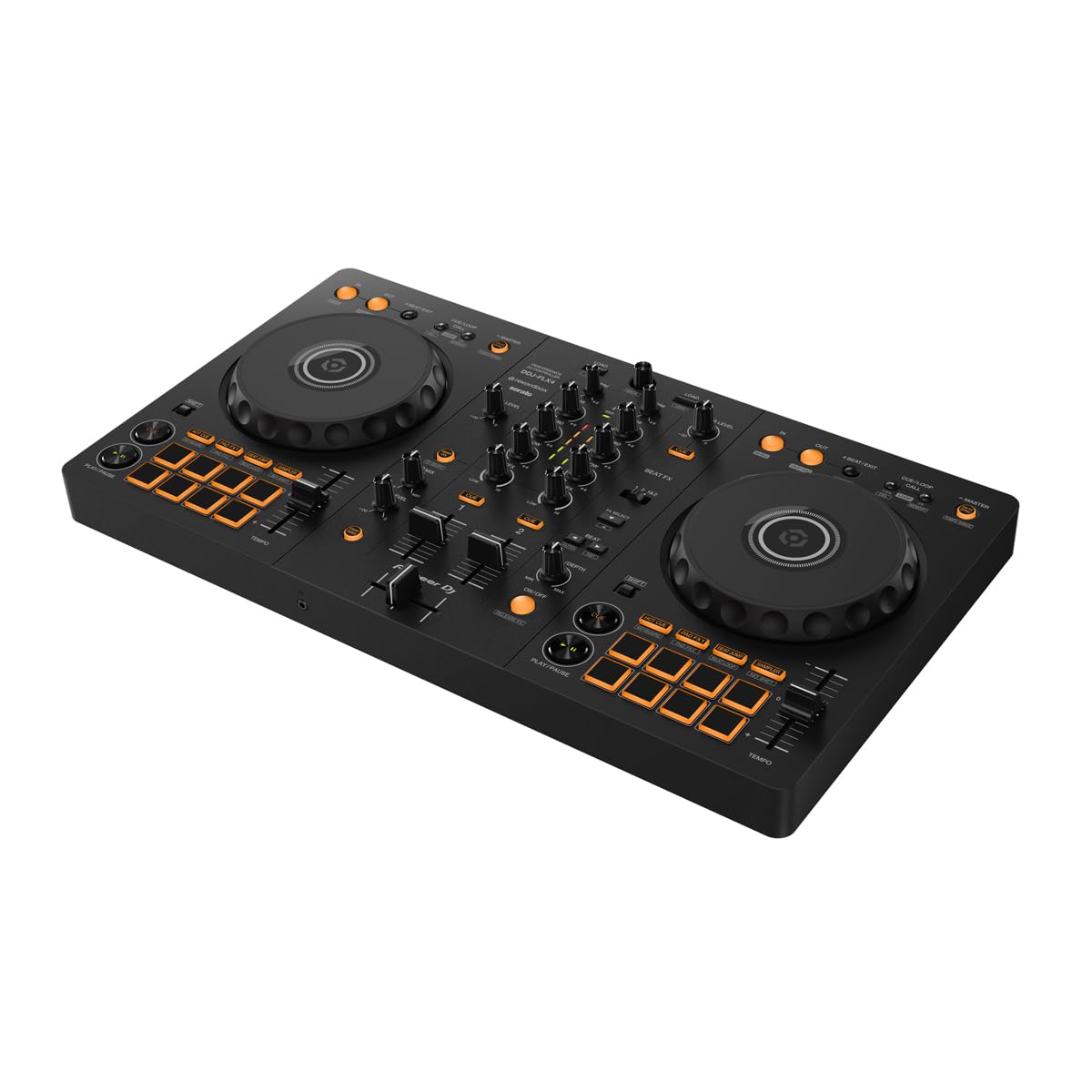 Pioneer DJ DDJ-FLX4 2-Channel DJ Controller, 16 Pads, Graphite — original gift idea