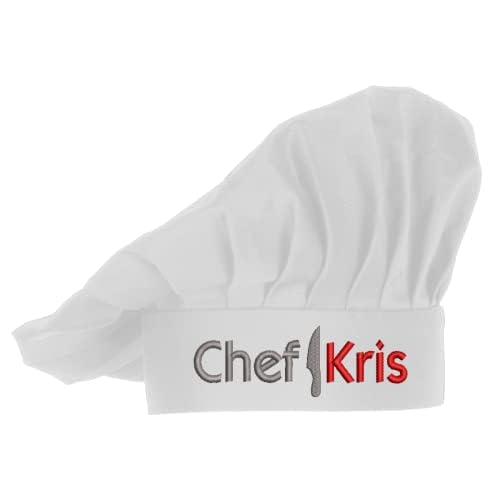 PLACE4PRINT Custom Chef Hat with Embroidered Name — gift idea