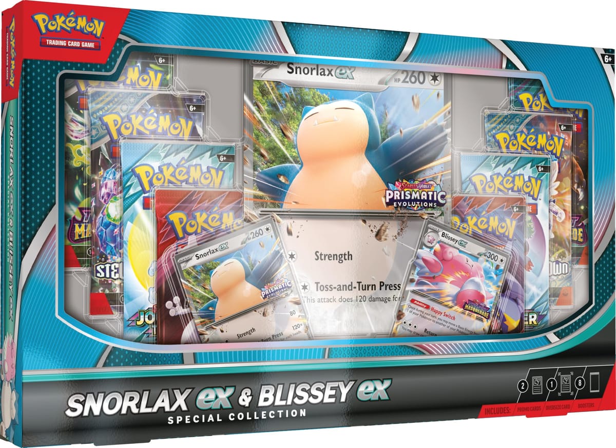 Pokémon TCG: Snorlax ex & Blissey ex Special Collection — gift idea