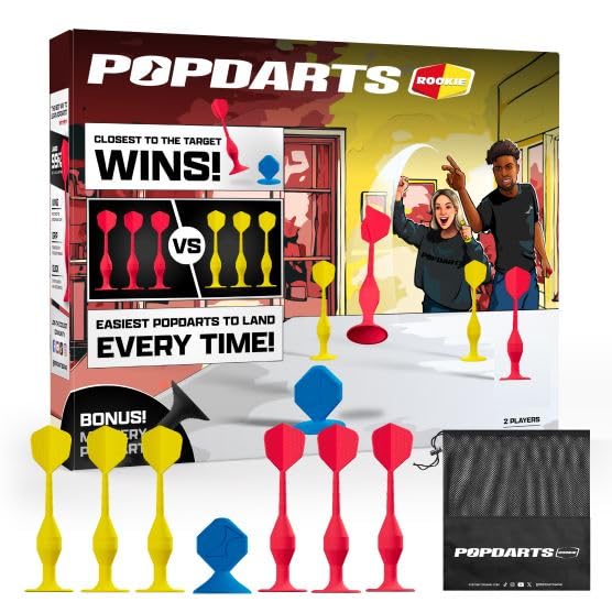 Popdarts Rookie Pack Suction Cup Dart Game — funny gift