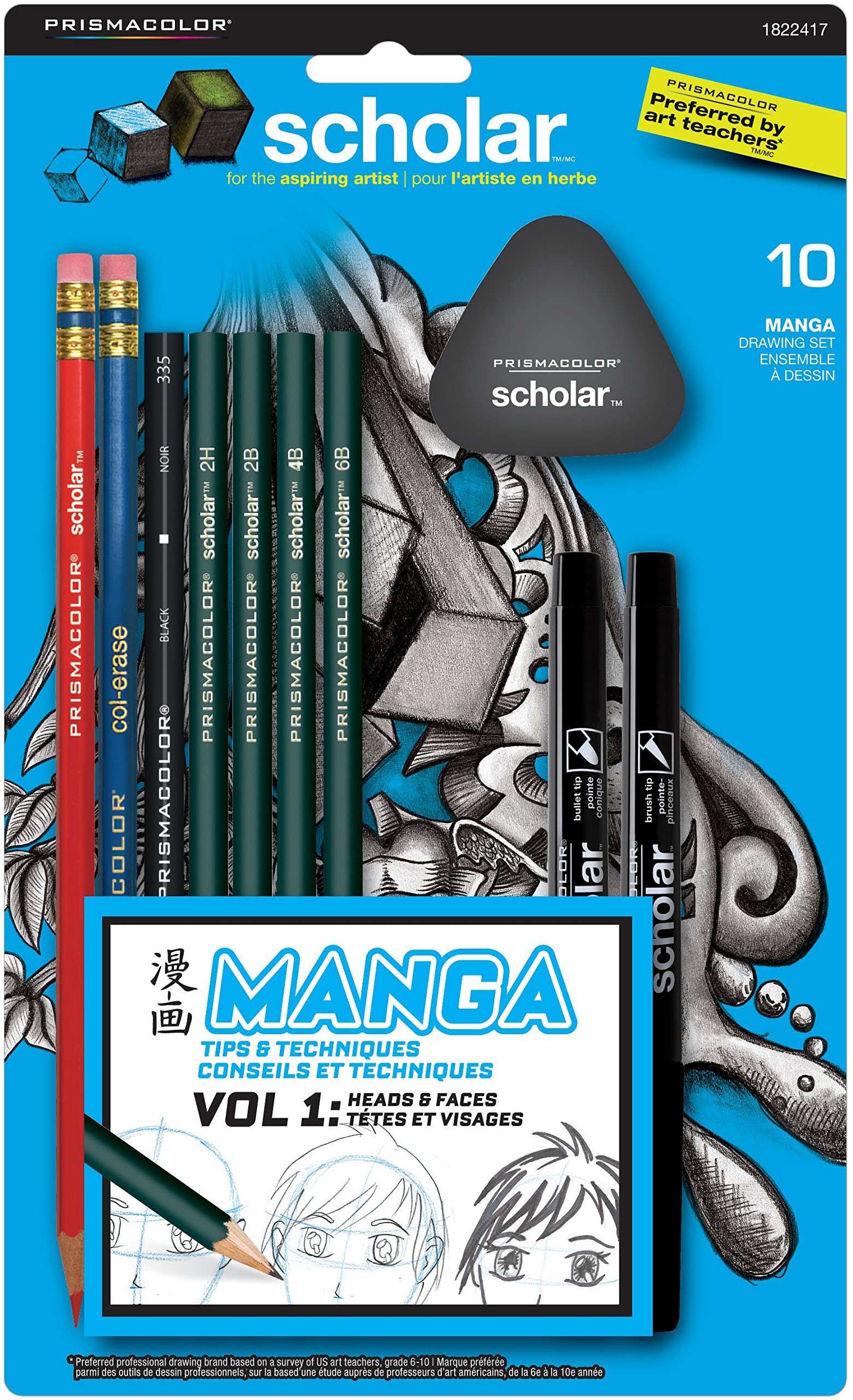 Prismacolor Scholar Manga Drawing Set, 10 Pieces — gift idea