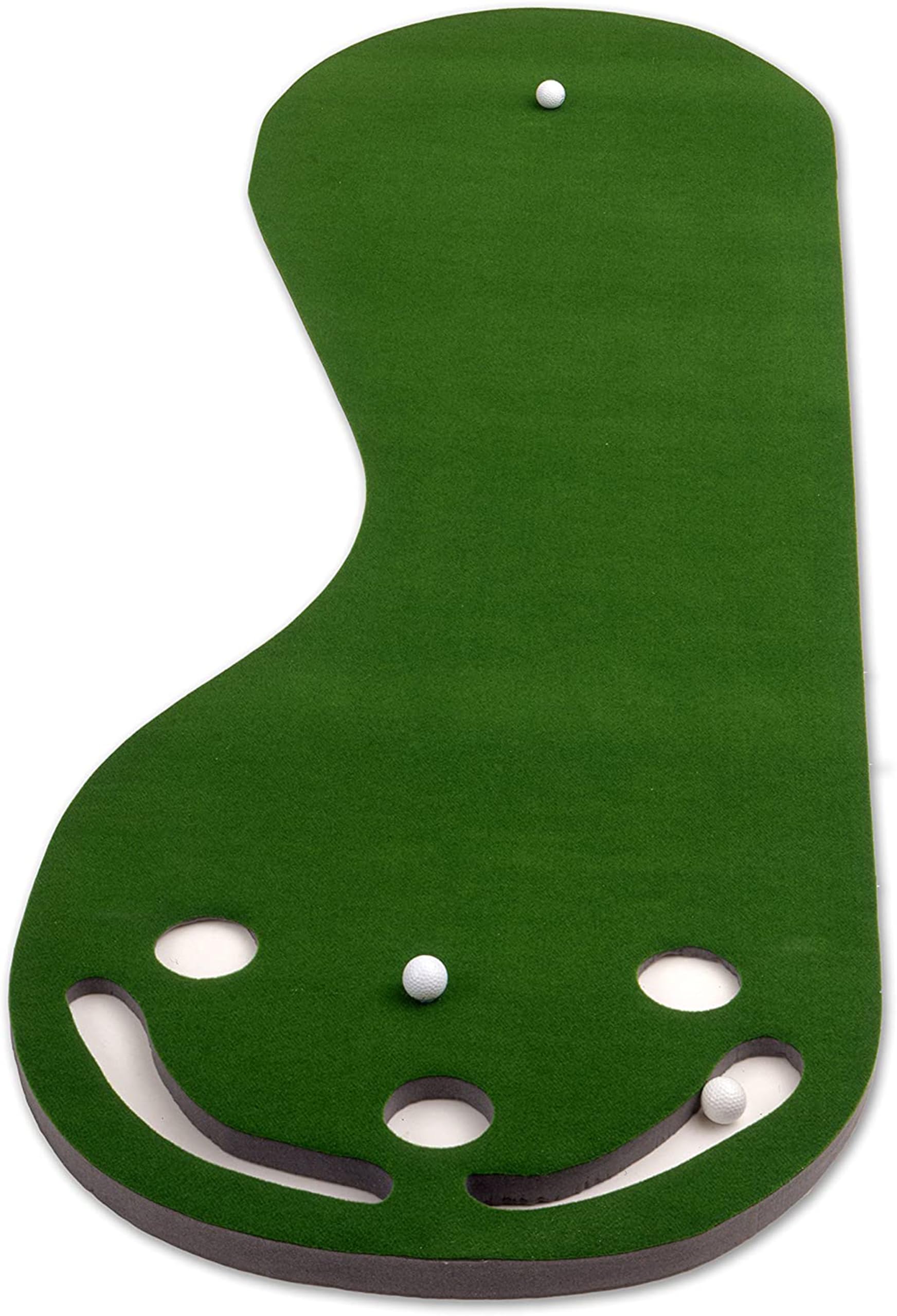 PUTT-A-BOUT Grassroots Par Three Putting Green (9 ft x 3 ft) — funny gift