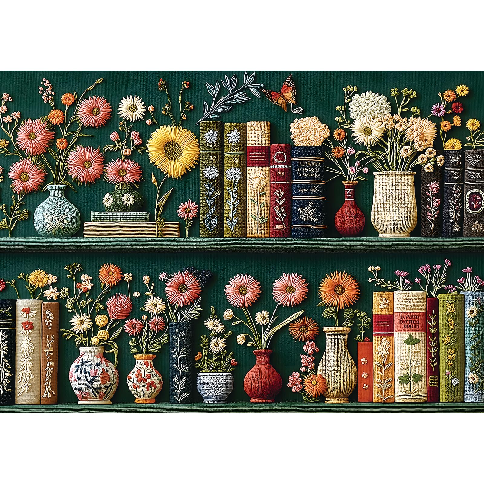 PuzzOne Wildflower Pages 1000-Piece Puzzle — gift idea
