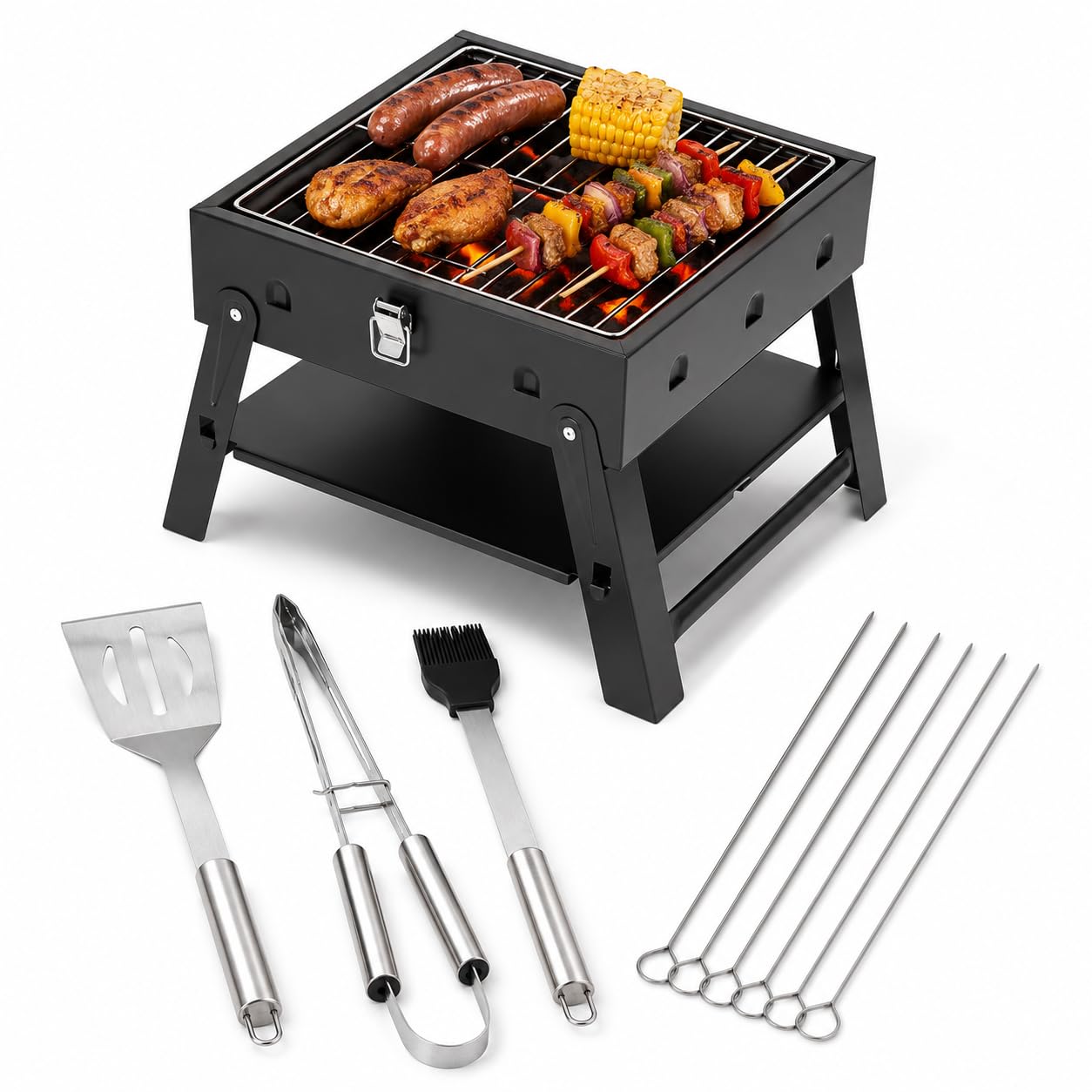 Realcook Foldable Tabletop Charcoal Grill — gift idea