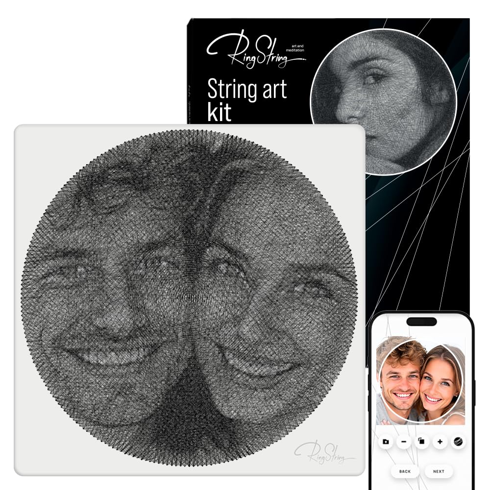 RingString Custom Photo String Art Kit — gift idea