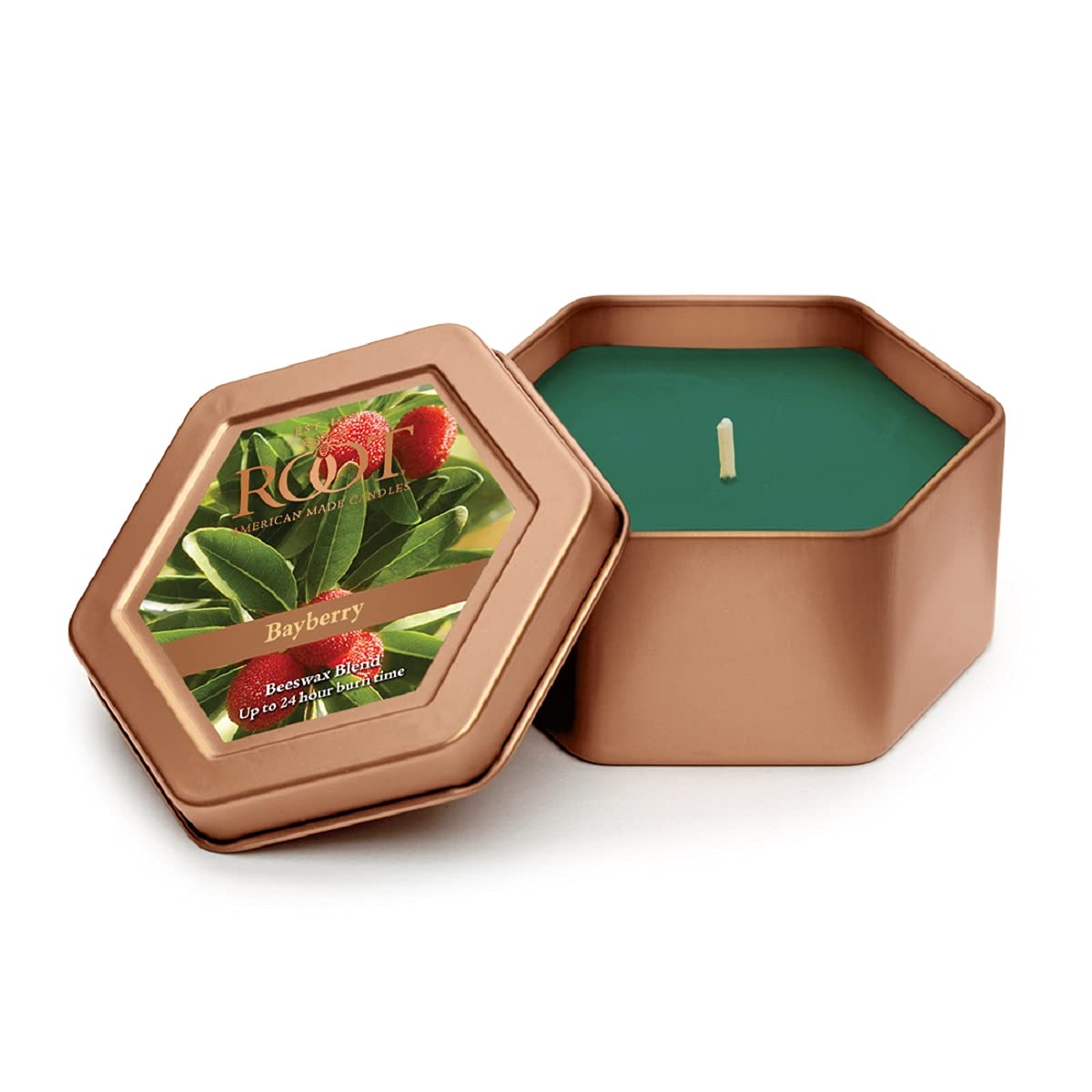 Root Candles Beeswax Blend Honeycomb Tin, Bayberry — gift idea