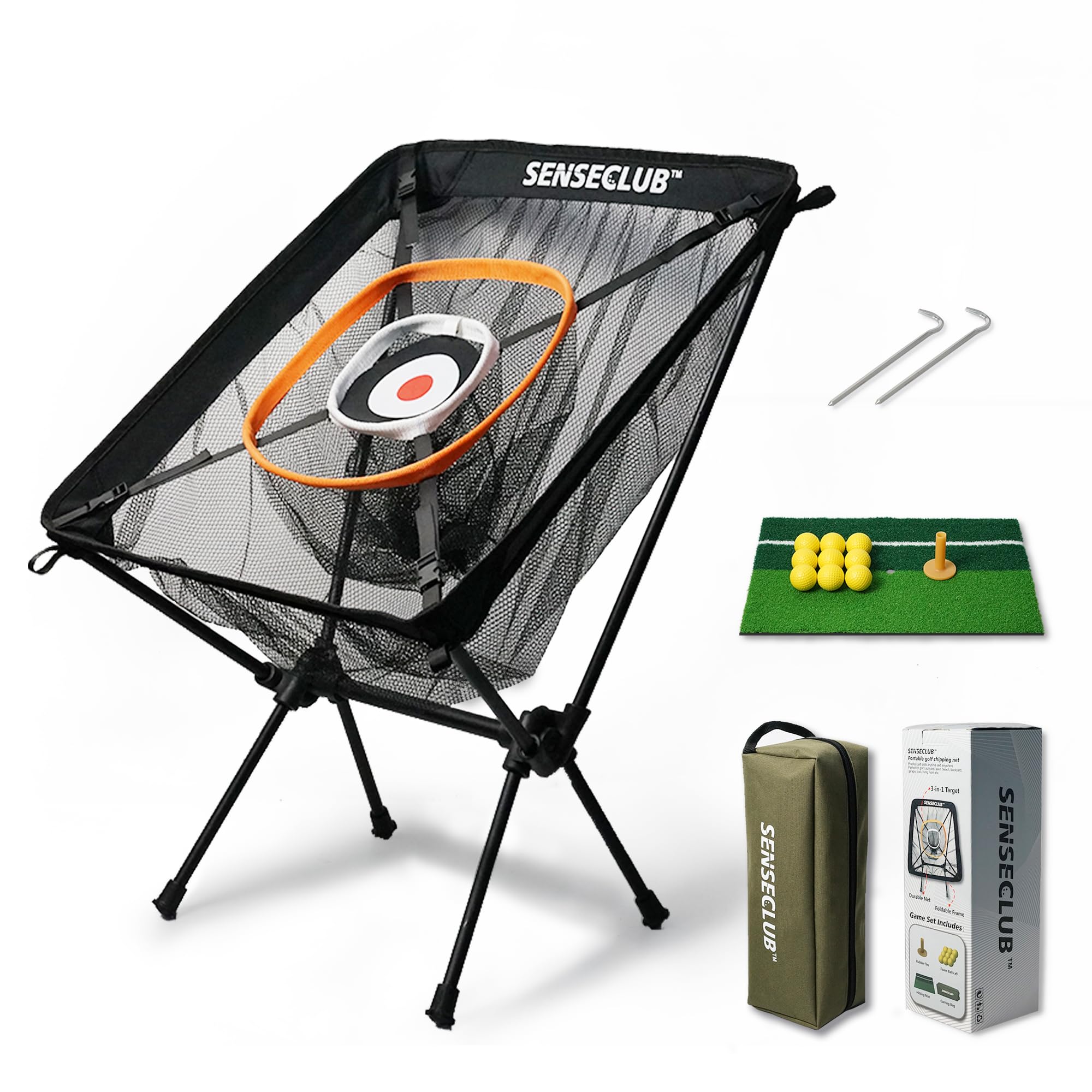 SENSECLUB Cornhole-Style Golf Chipping Net — gift idea