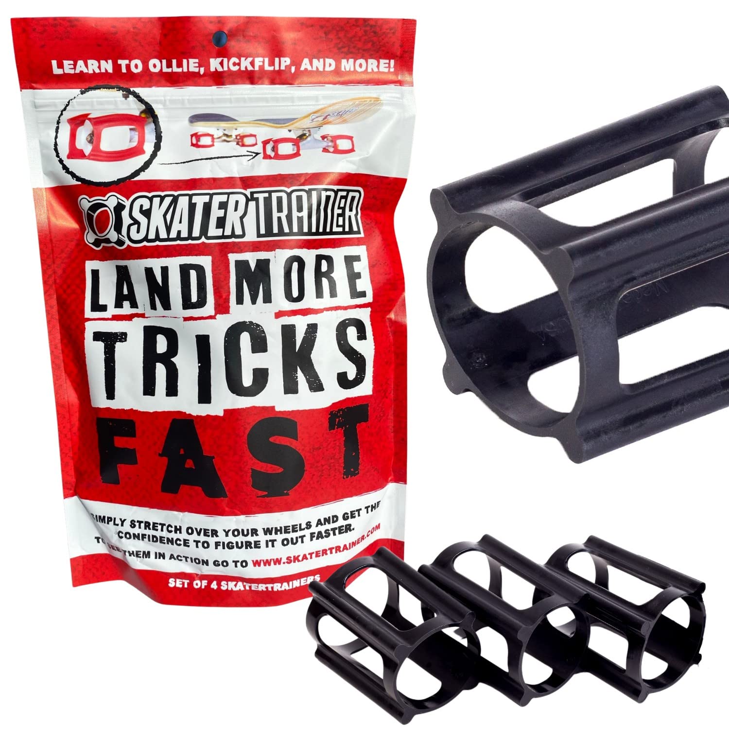 Skater Trainers Skateboard Trick Trainers, Set of 4 — gift idea