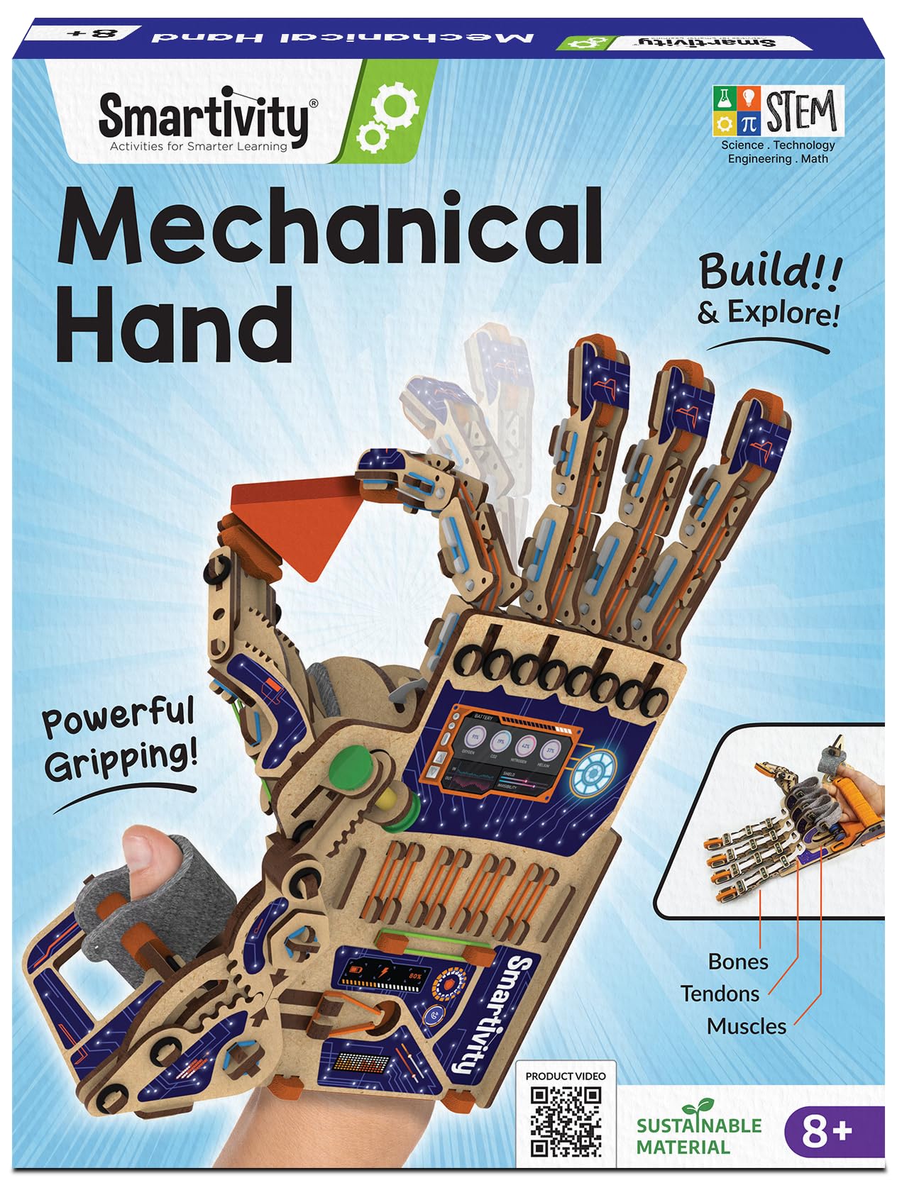 Smartivity Robotic Mechanical Hand STEM Kit for Kids 8-14 — funny and quirky gift