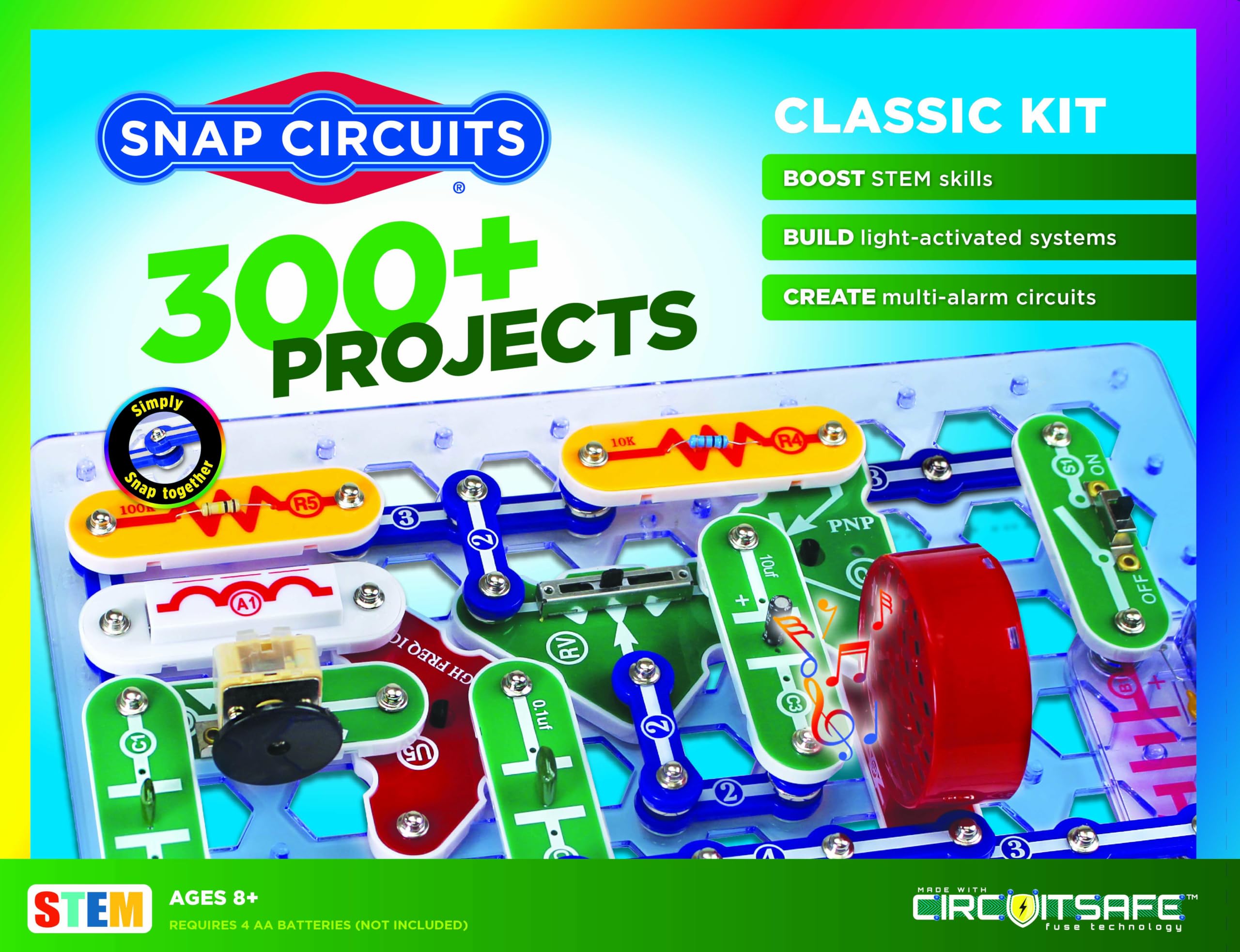 Snap Circuits Classic SC-300 STEM Electronics Kit — funny and quirky gift