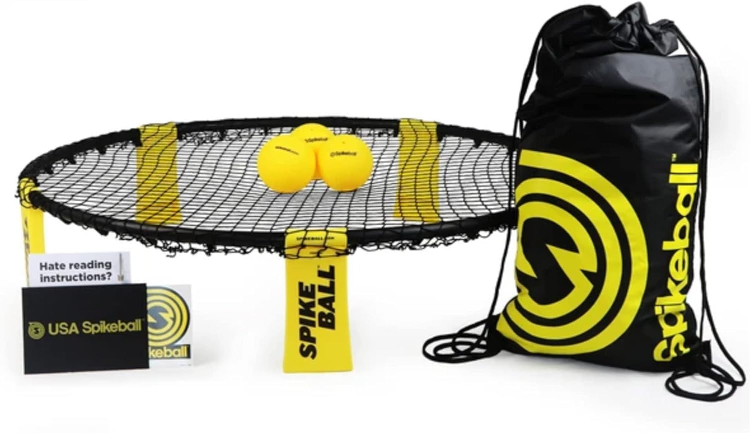 Spikeball Original Roundnet Set, 3 Balls, Net and Bag — gift idea