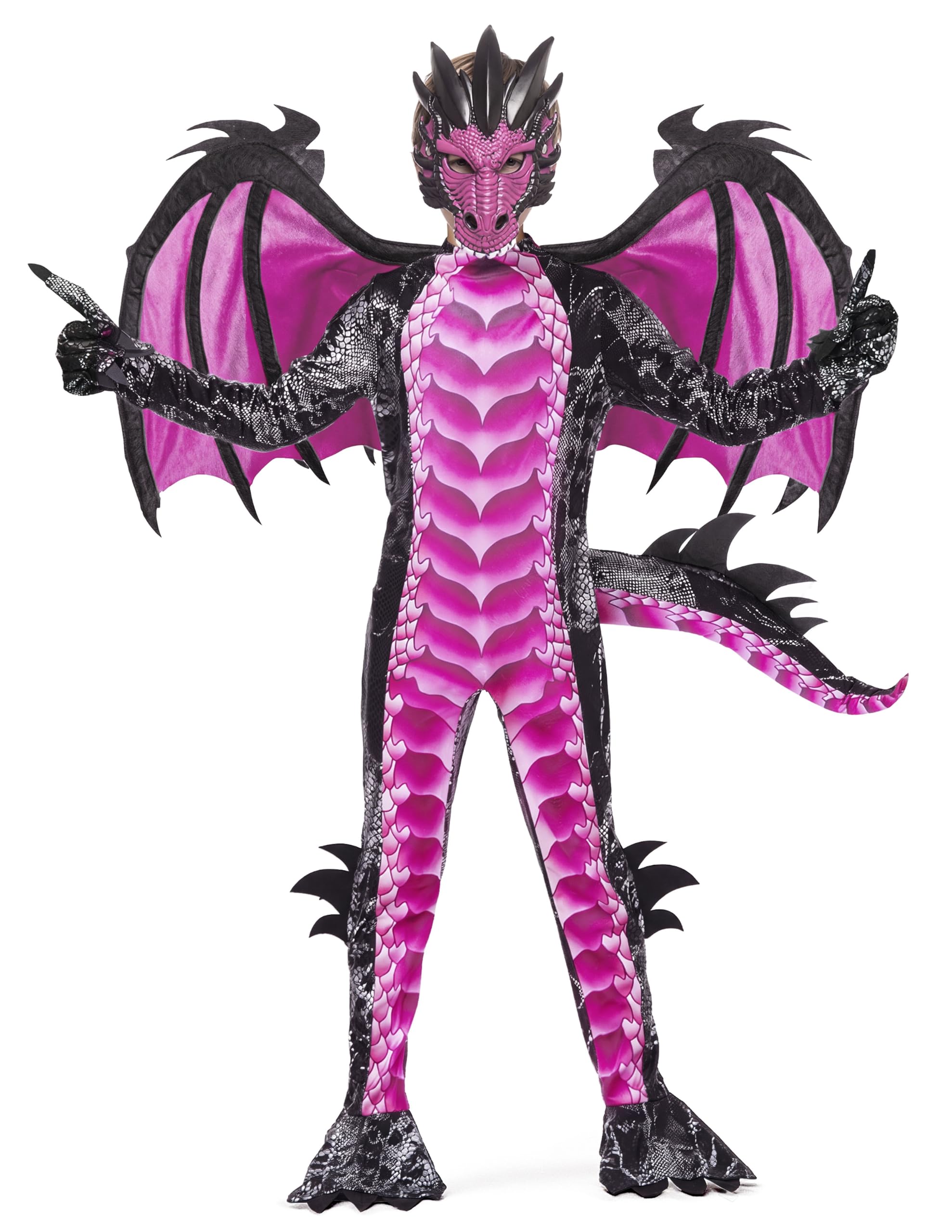 Spooktacular Creations Black and Pink Dragon Costume — gift idea