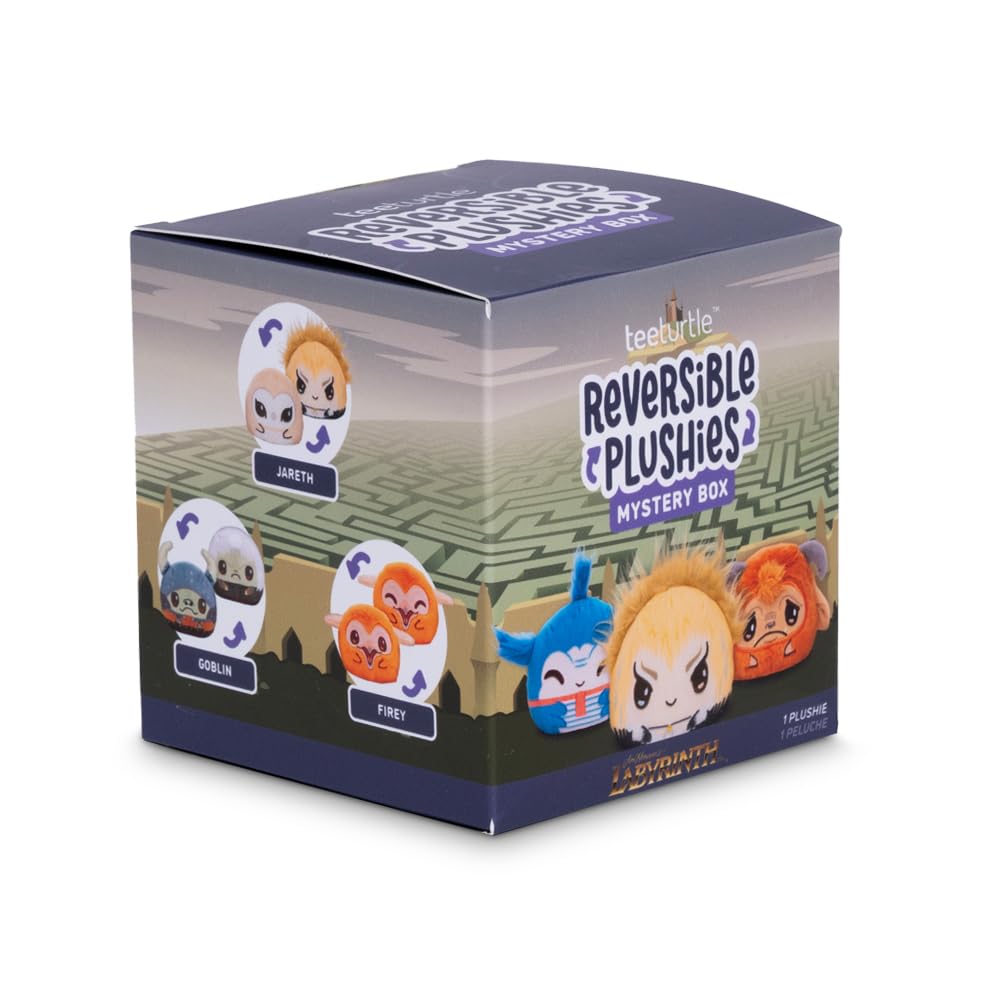 TeeTurtle Labyrinth 3-Inch Reversible Plushie Mystery Box, Set of 6 — gift idea