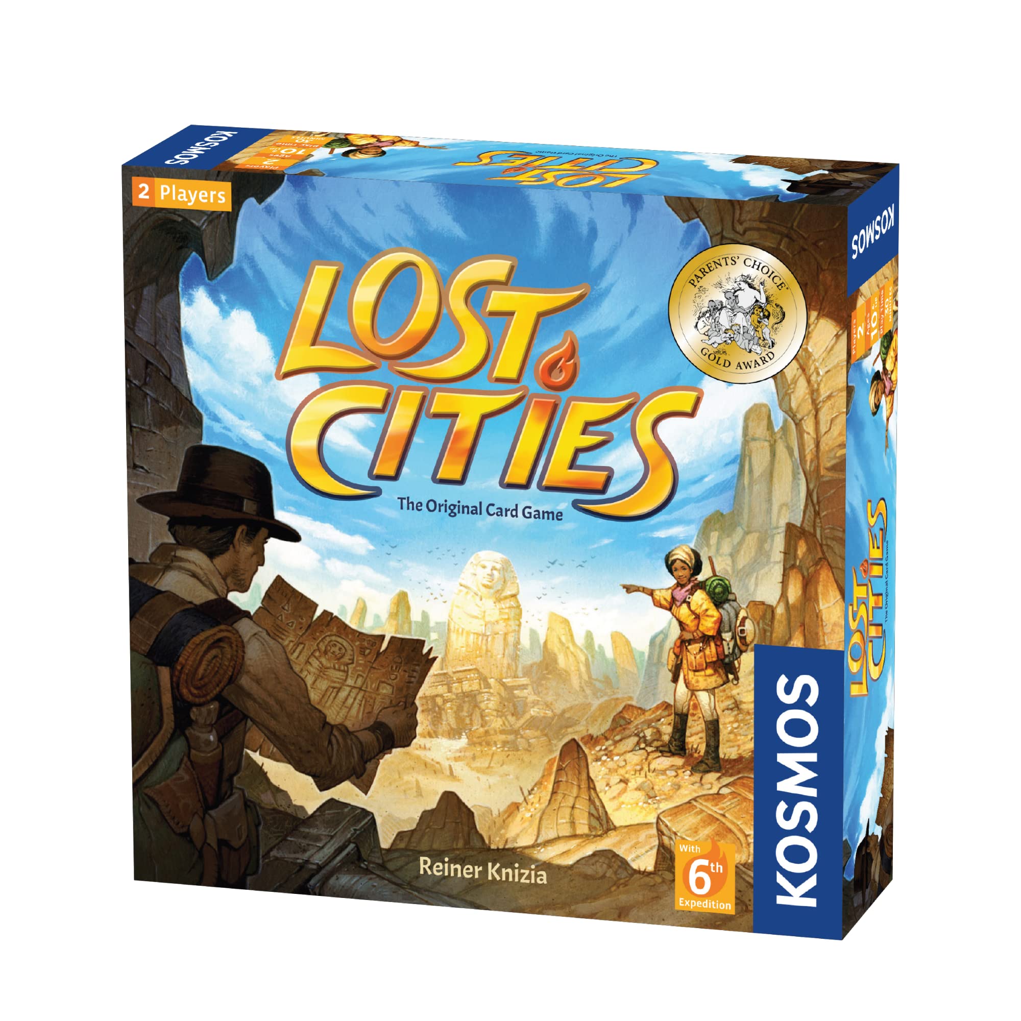 Lost Cities Two-Player Card Game (Thames & Kosmos) — gift idea