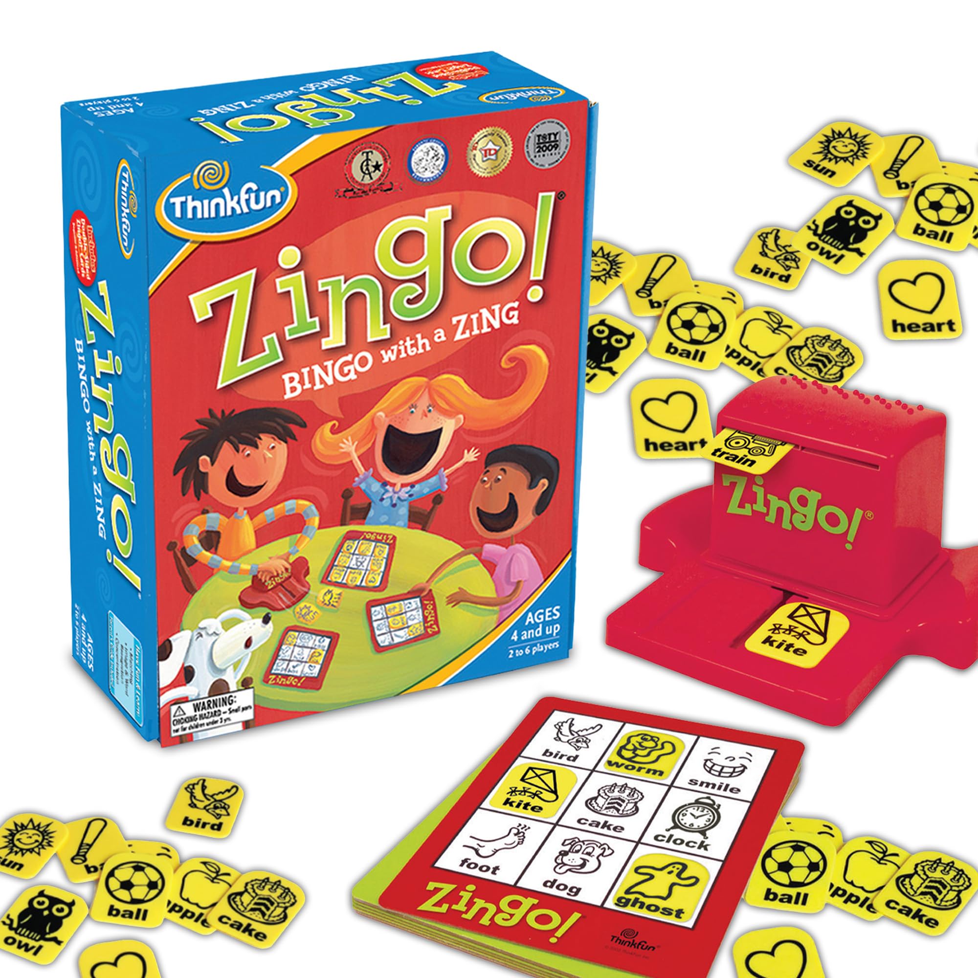 ThinkFun Zingo Picture-Word Bingo Game — gift idea