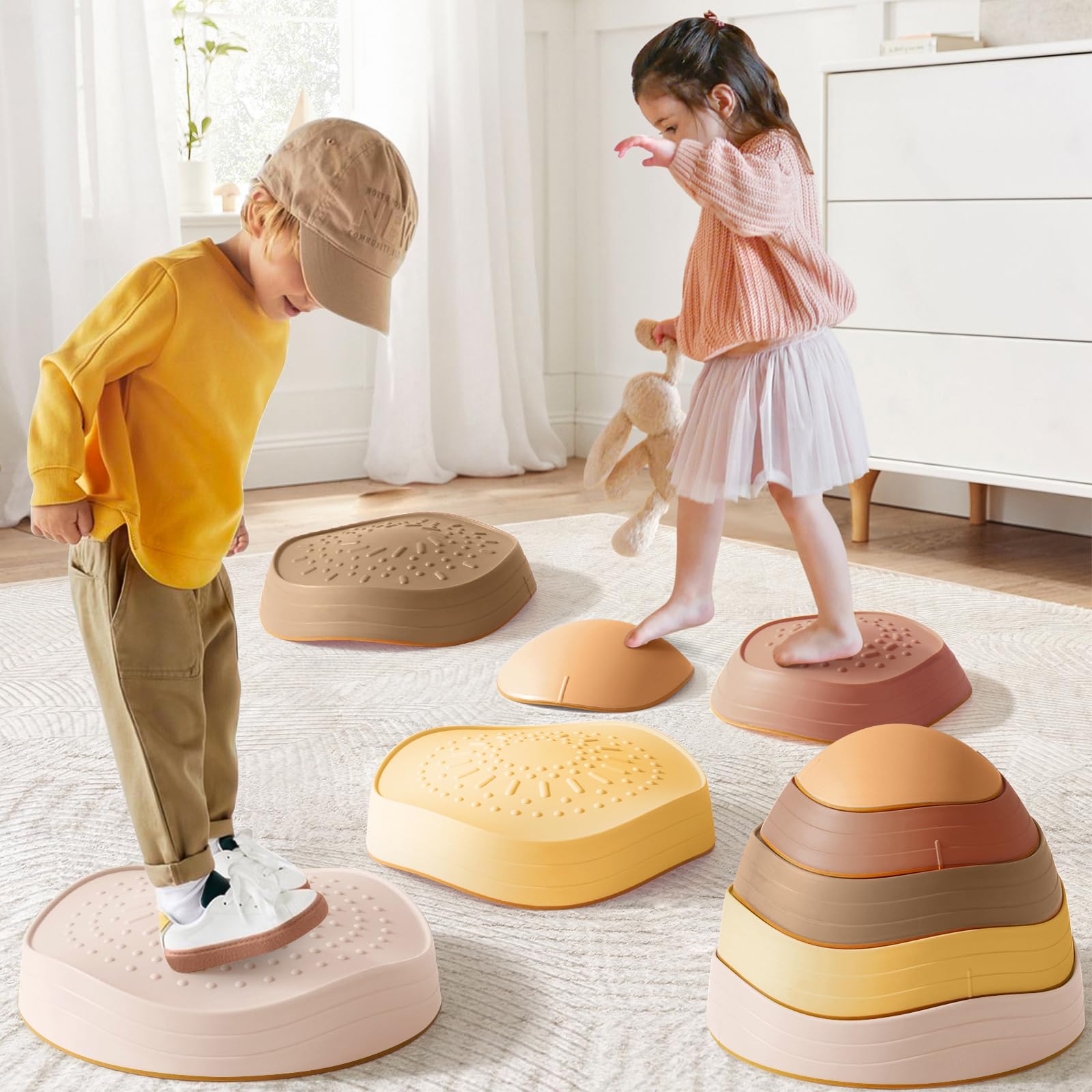 Tiny Land Stepping Stones, 5-Piece Balance Toy for Kids — funny and quirky gift