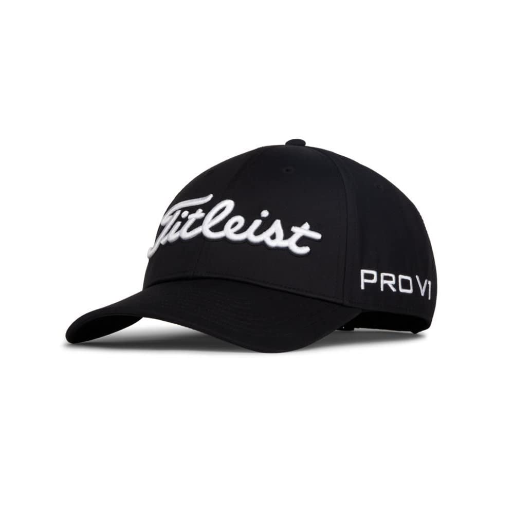 Titleist Tour Performance Golf Hat, Black/White — gift idea
