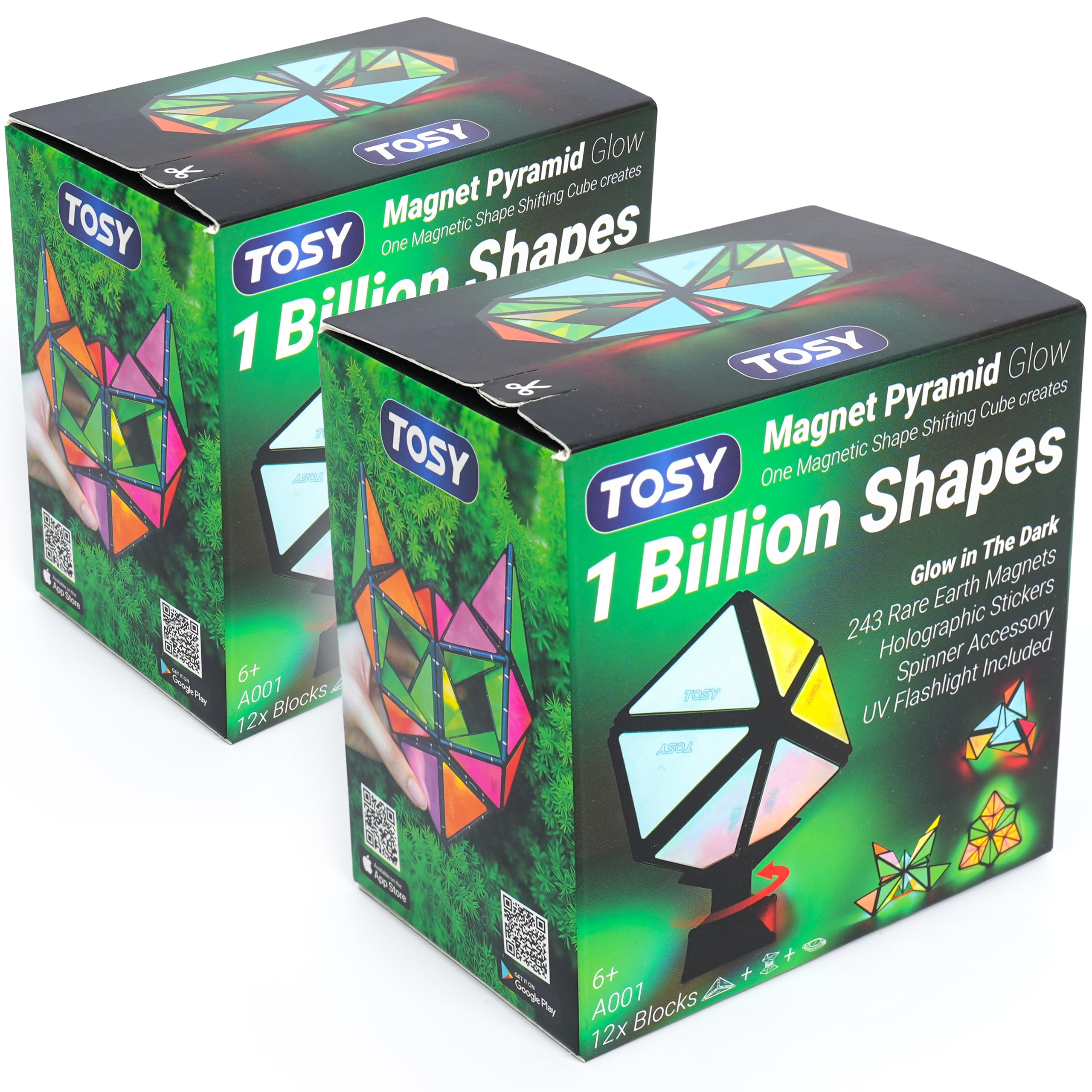 TOSY Magnet Pyramid Glow, 2-Pack — gift idea