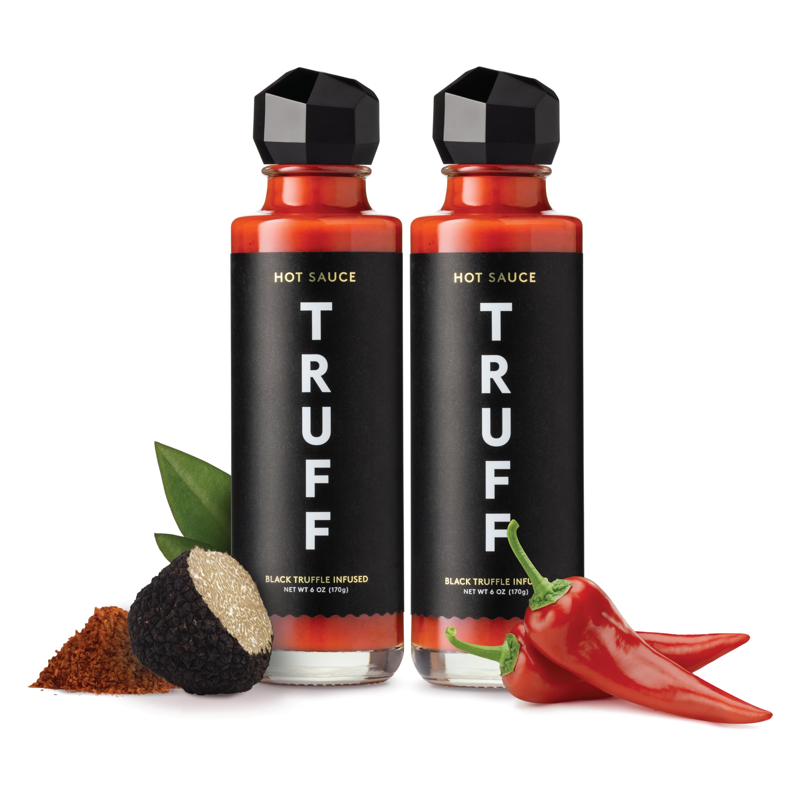 TRUFF Black Truffle Hot Sauce, 2-Pack Gift Box