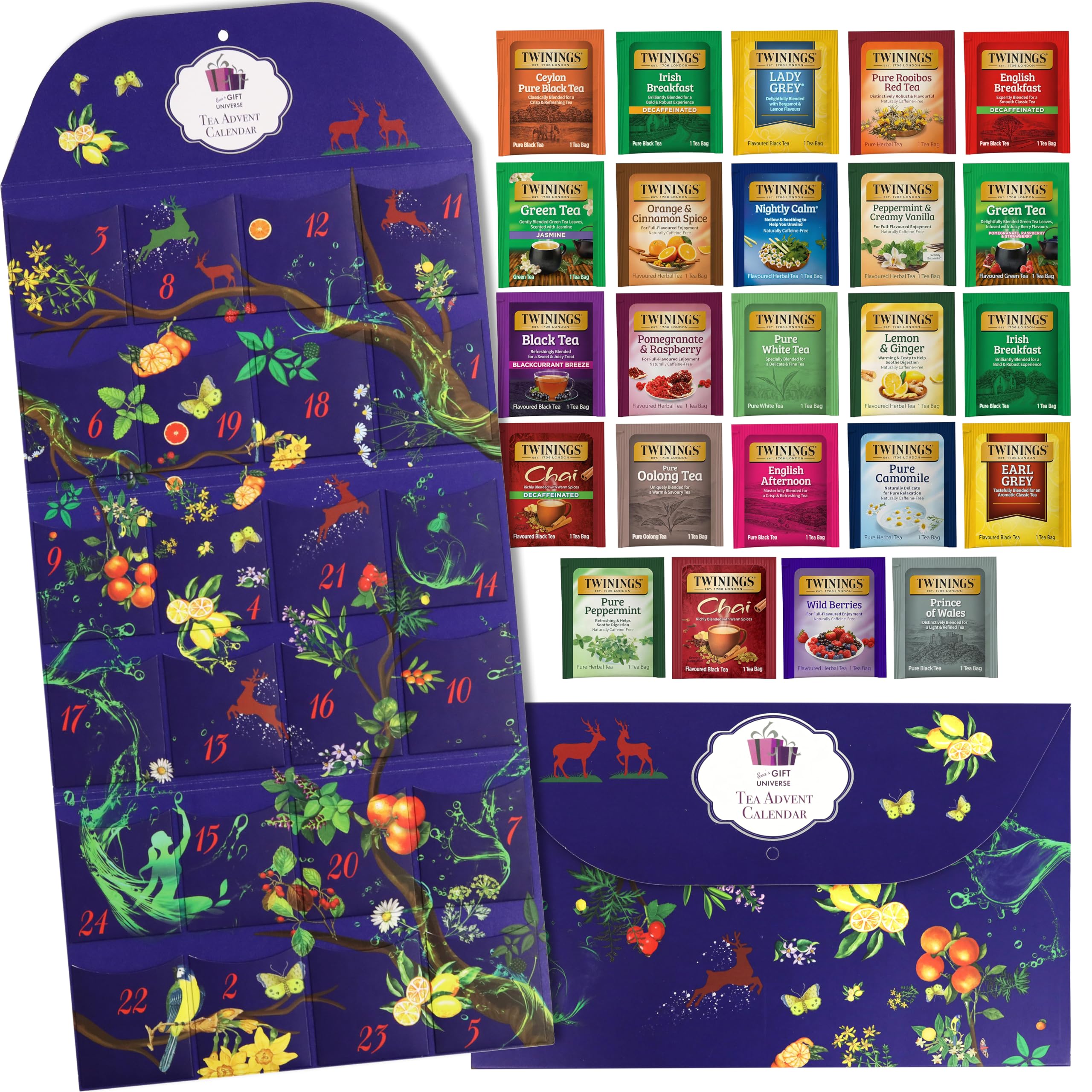 Twinings Tea Advent Calendar, 24 Different Tea Bags — gift idea