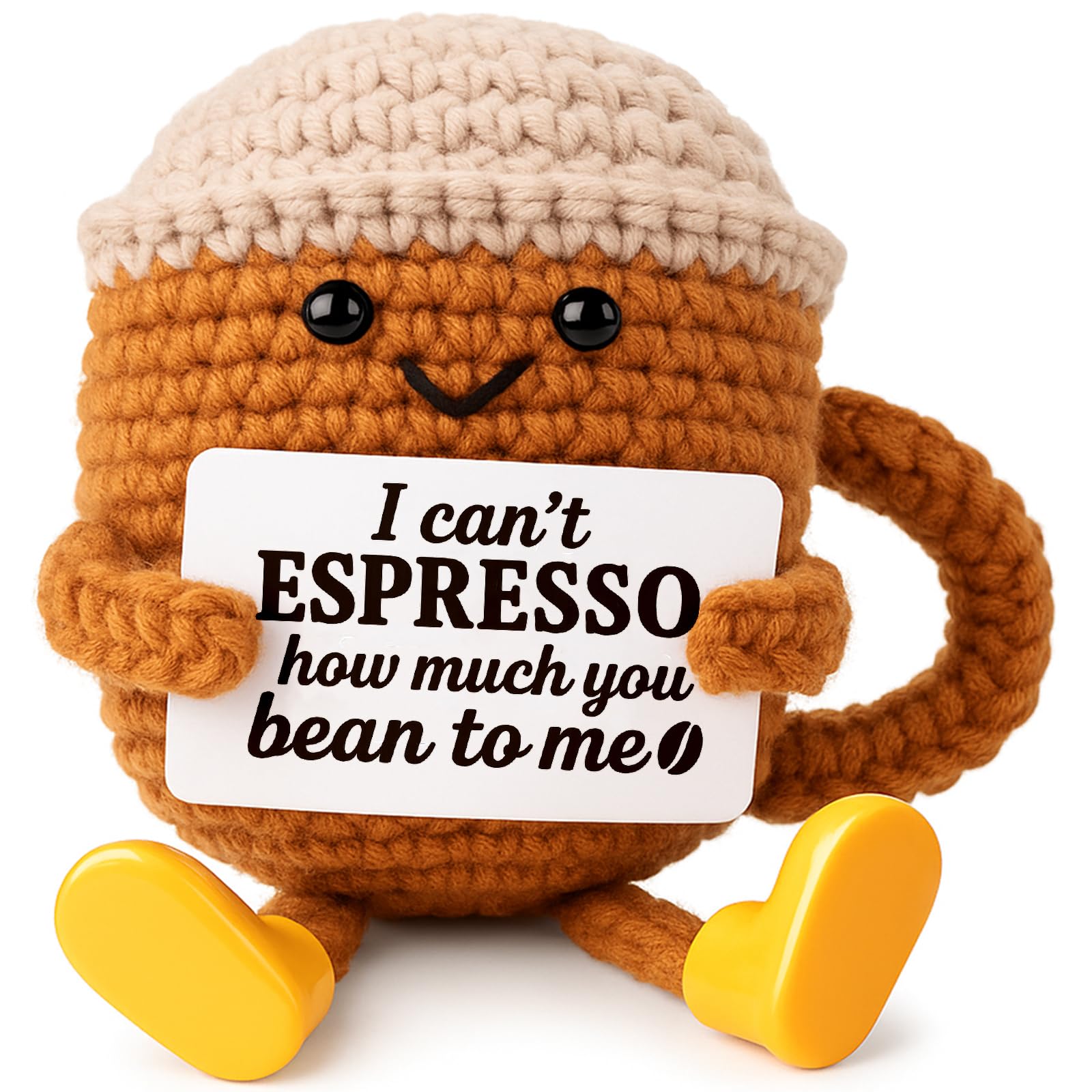 TWPER Crochet Espresso Cup Gift — funny and quirky gift