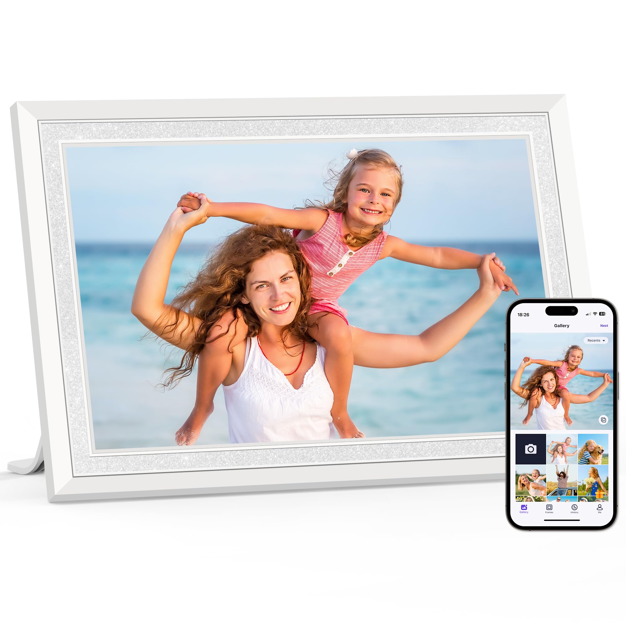 Uhale 10.1-inch WiFi Digital Picture Frame, 32GB — gift idea